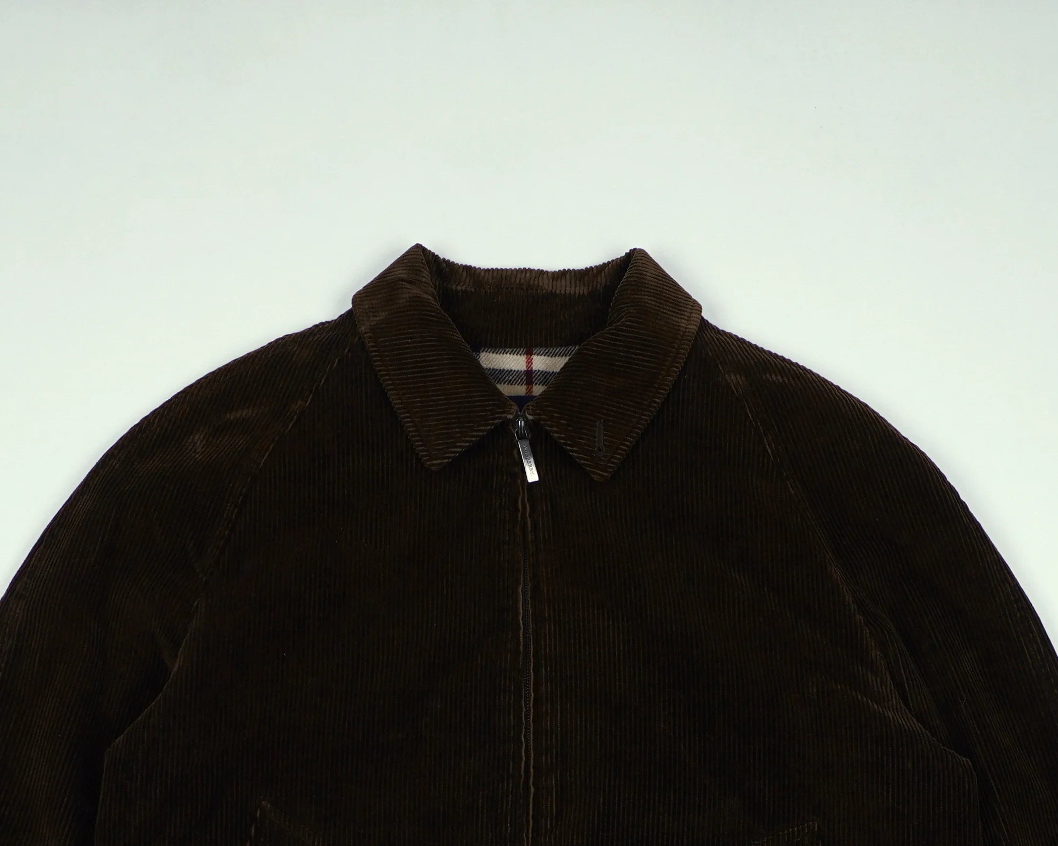 Burberry Brown Harrington Jacket M Corduroy