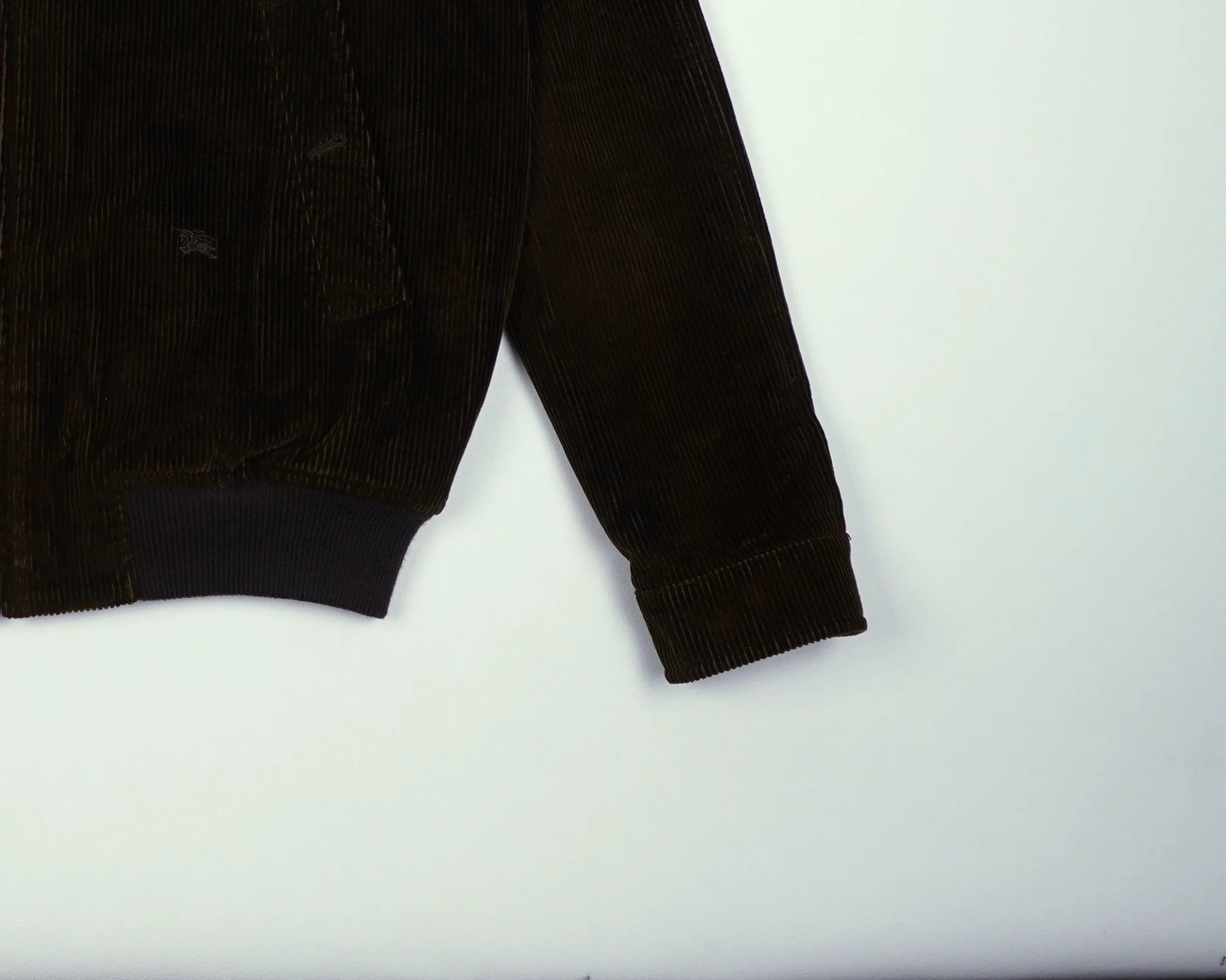 Burberry Brown Harrington Jacket M Corduroy