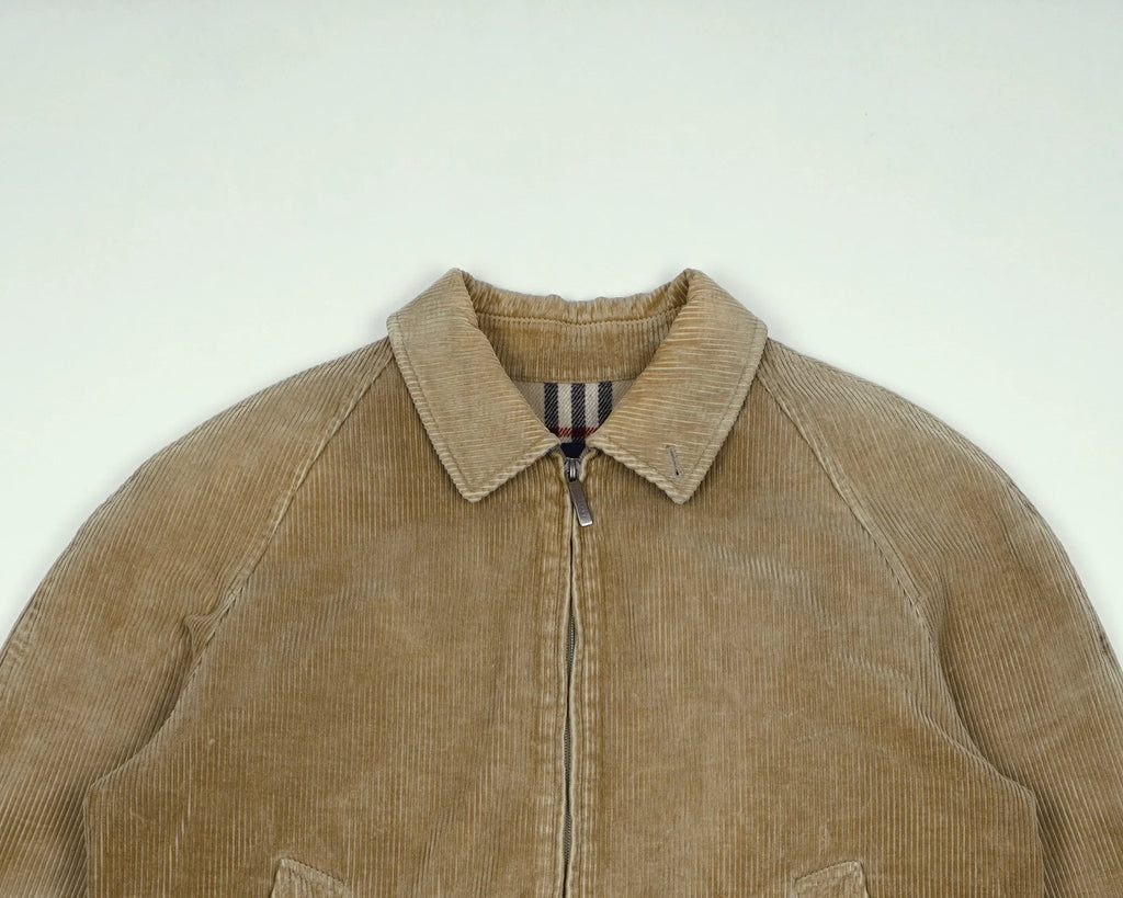 Burberry Beige Harrington Jacket M Corduroy