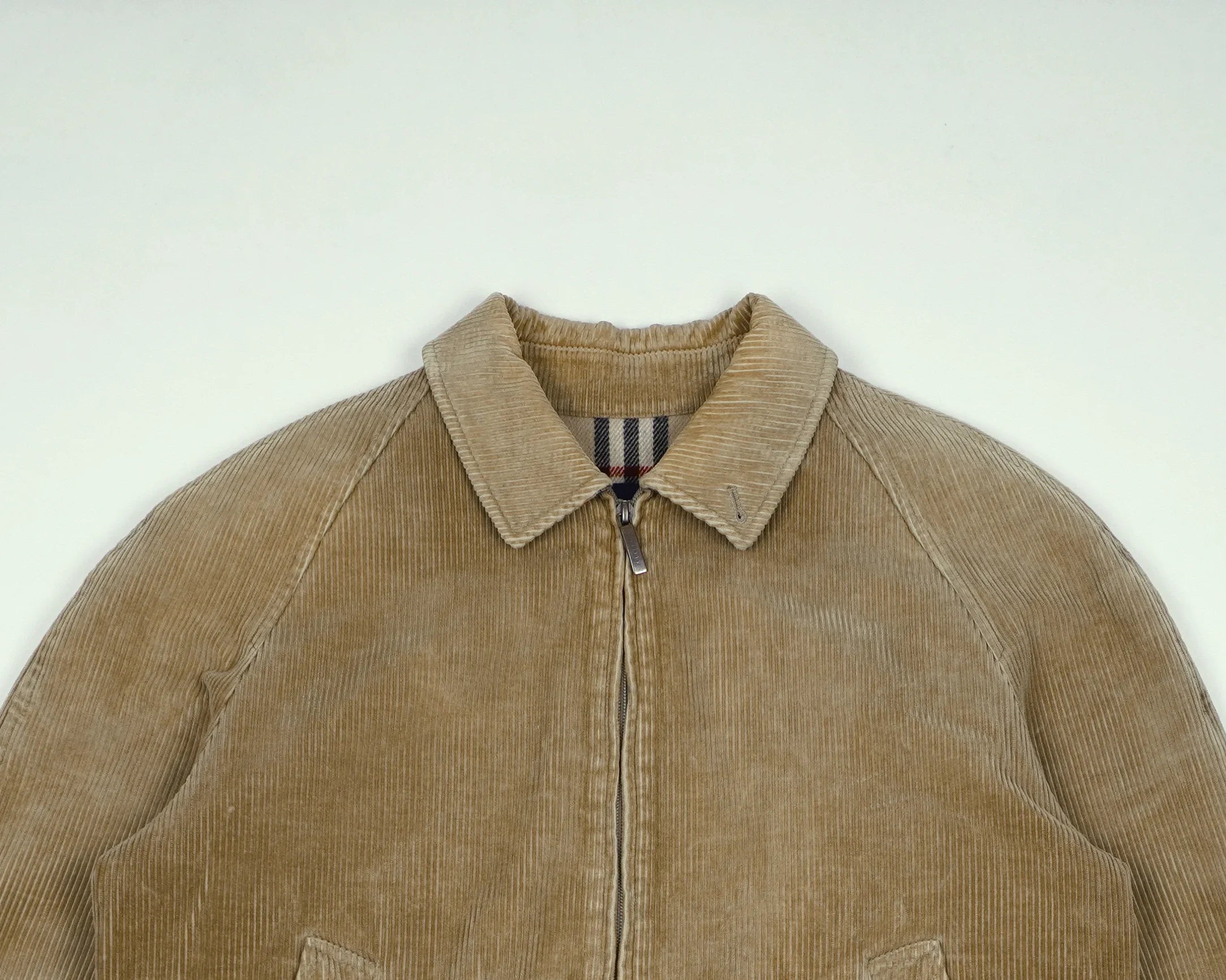 Burberry Beige Harrington Jacket M Corduroy