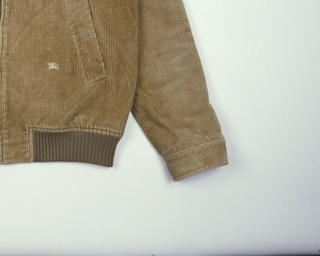 Burberry Beige Harrington Jacket M Corduroy