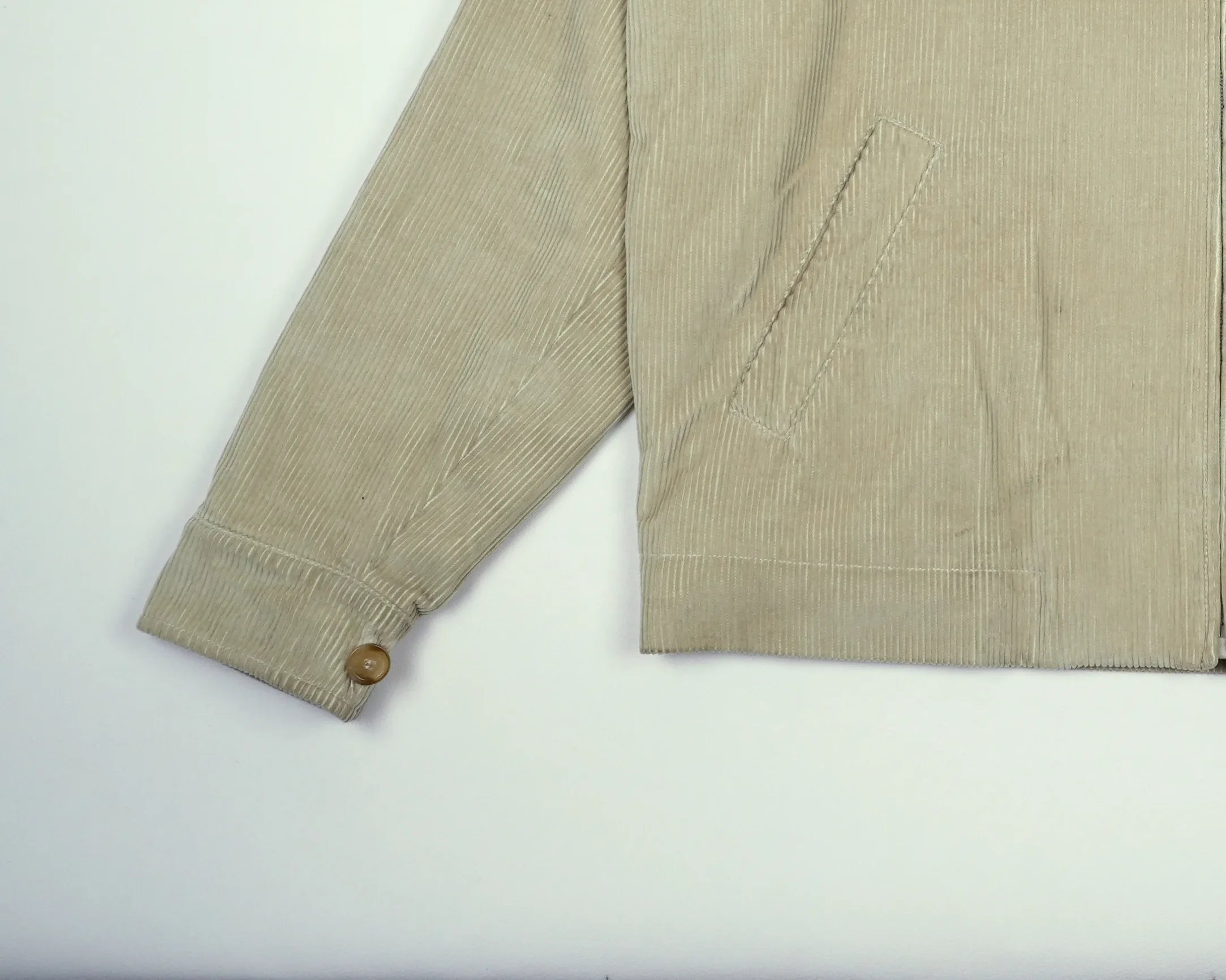 Burberry Beige Harrington Jacket L Cotton