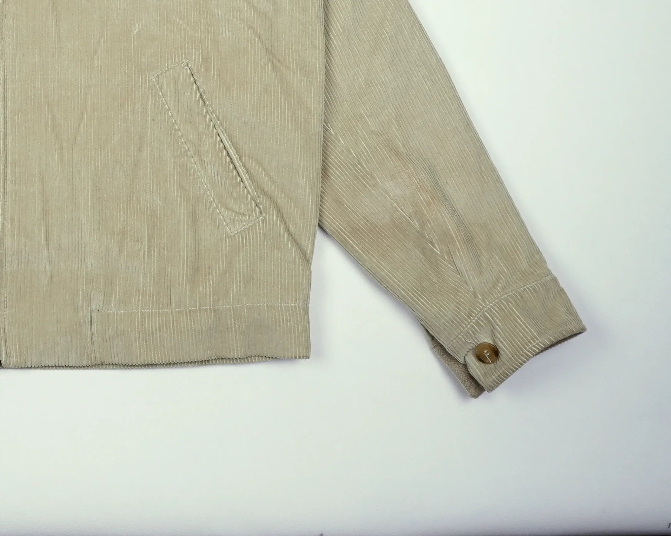 Burberry Beige Harrington Jacket L Cotton
