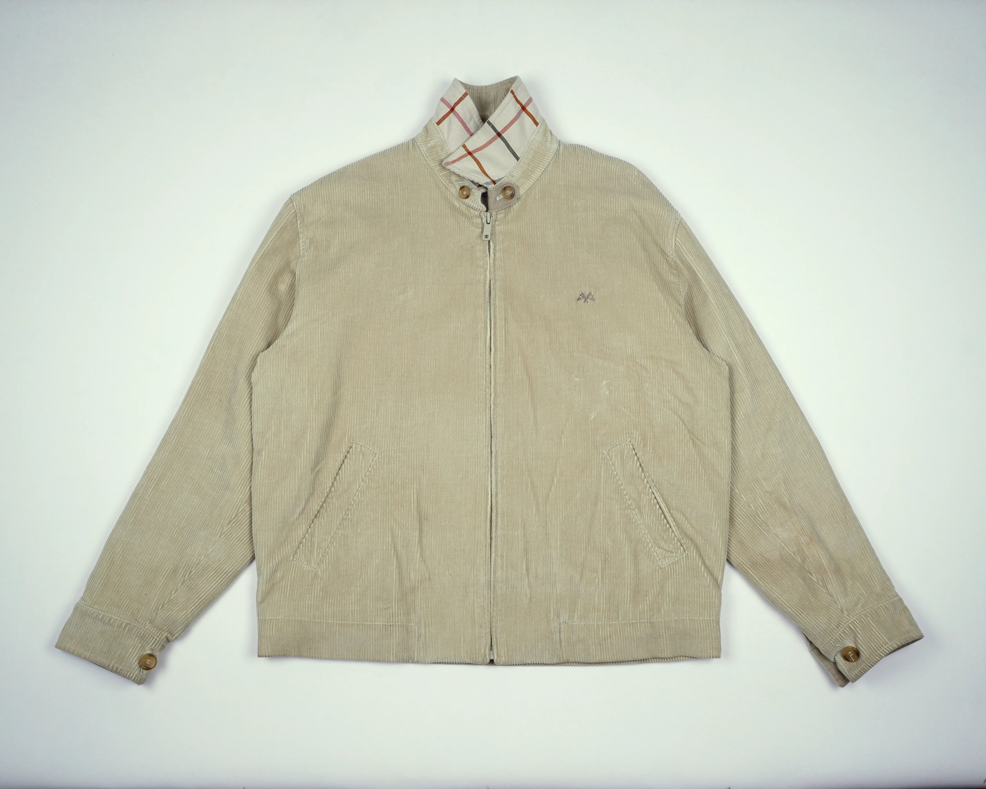 Burberry Beige Harrington Jacket L Cotton