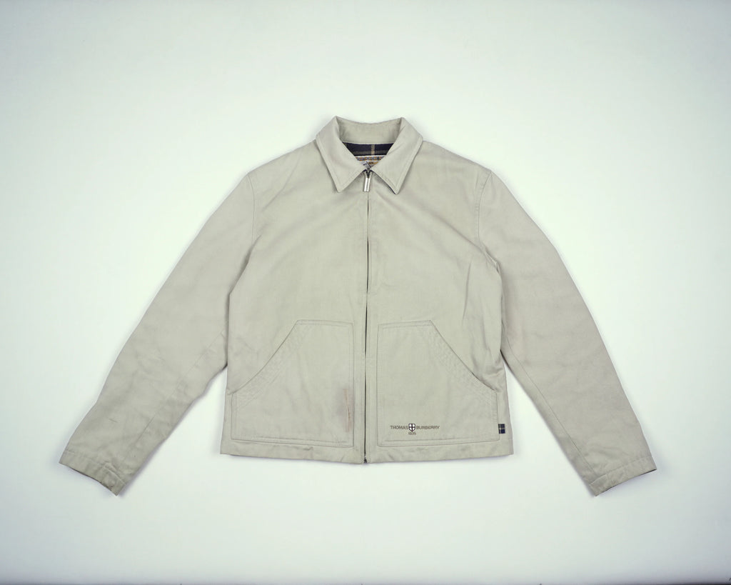 Beige Harrington Jacket S Cotton
