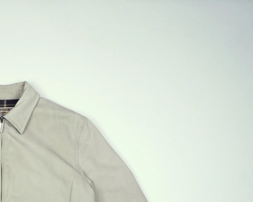 Beige Harrington Jacket S Cotton