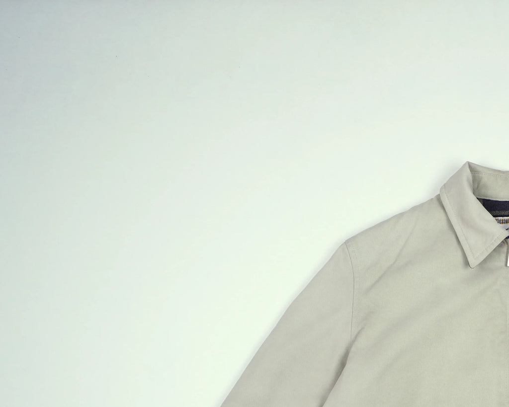 Beige Harrington Jacket S Cotton