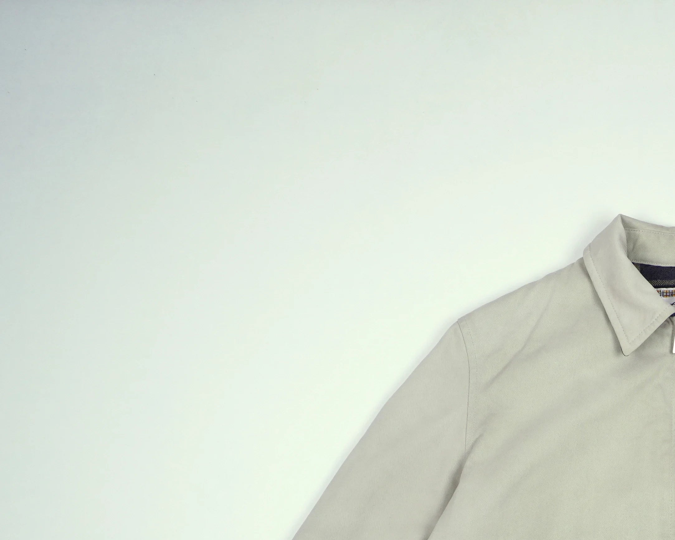 Beige Harrington Jacket S Cotton