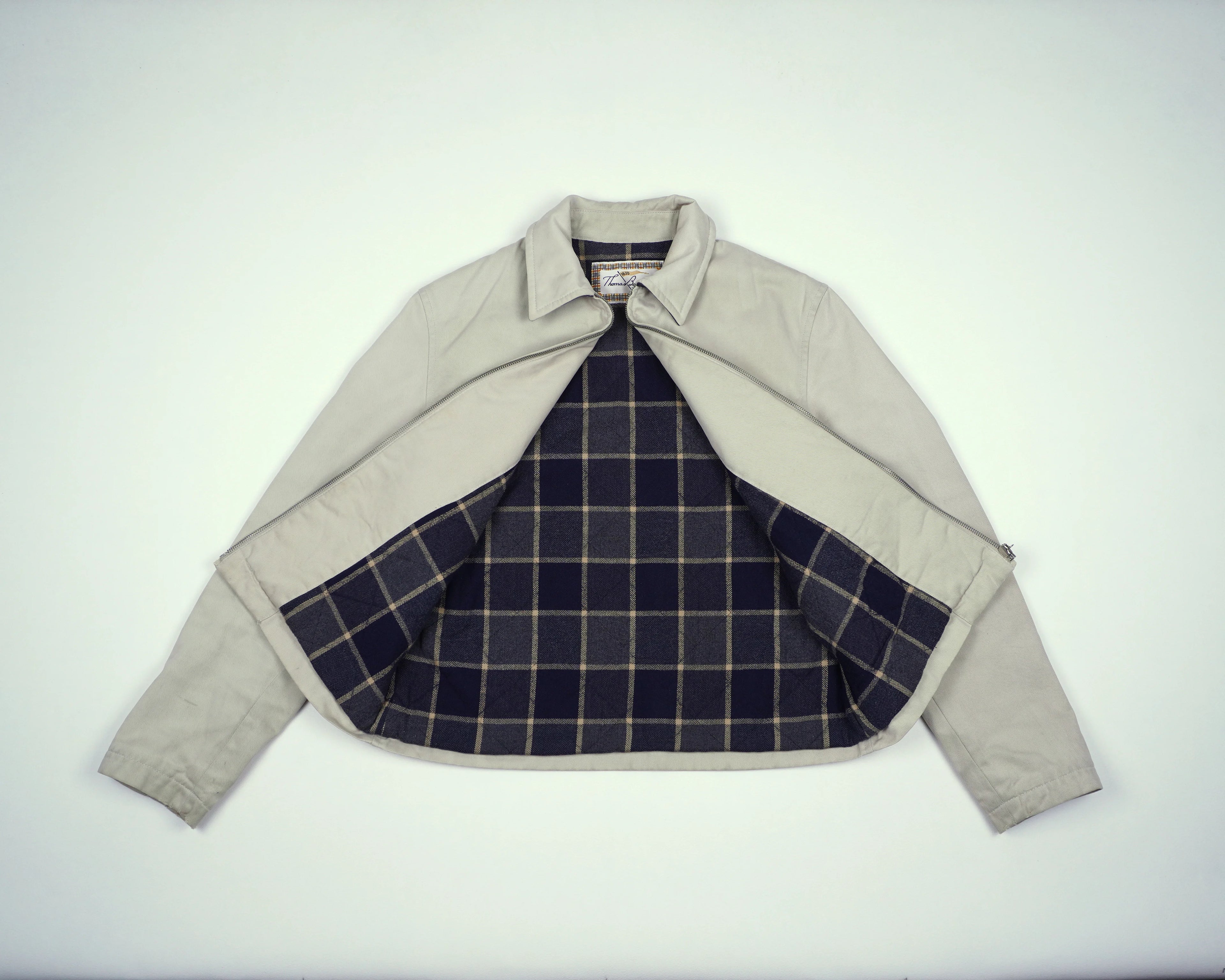 Beige Harrington Jacket S Cotton