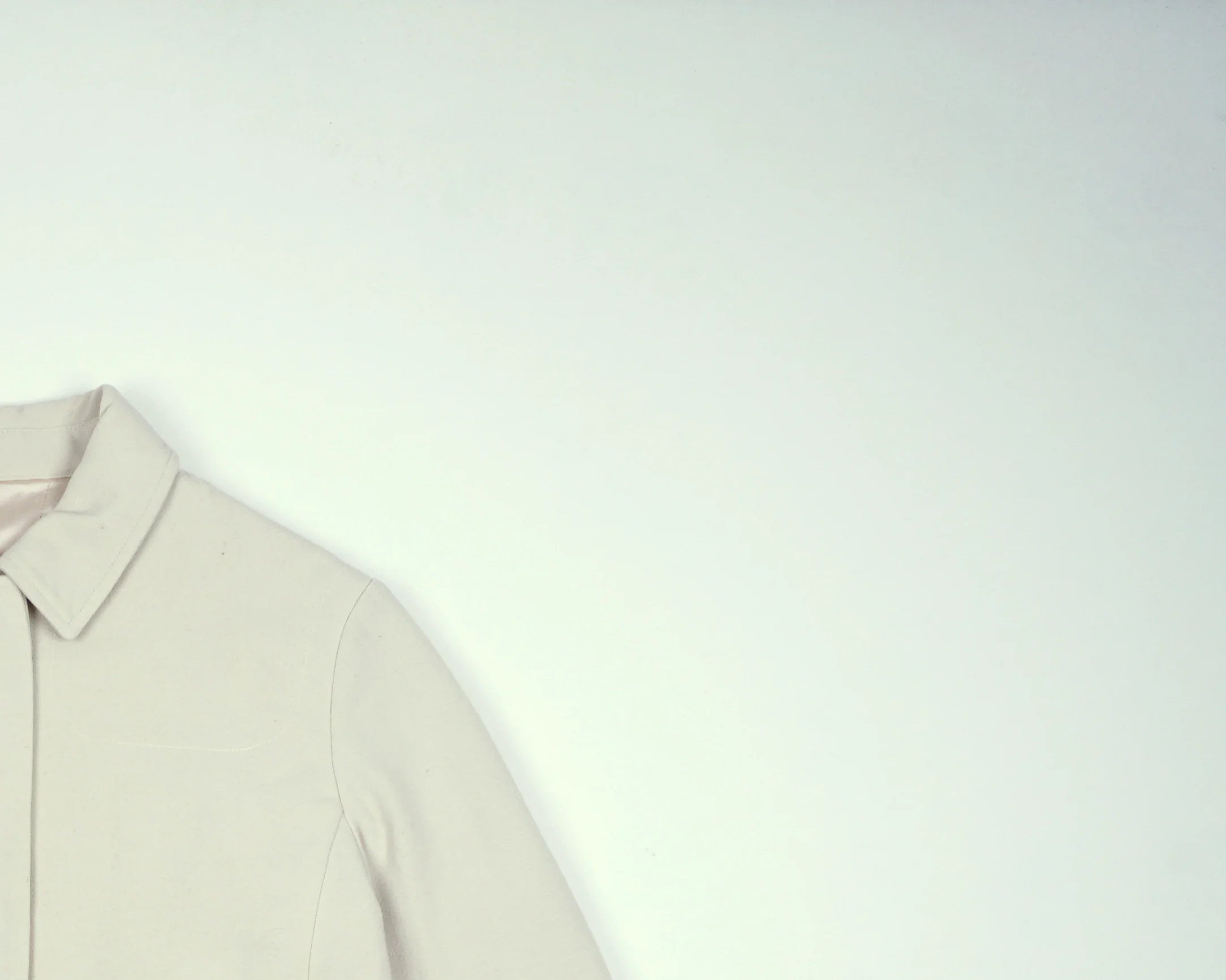 Beige Harrington Jacket XS Wool