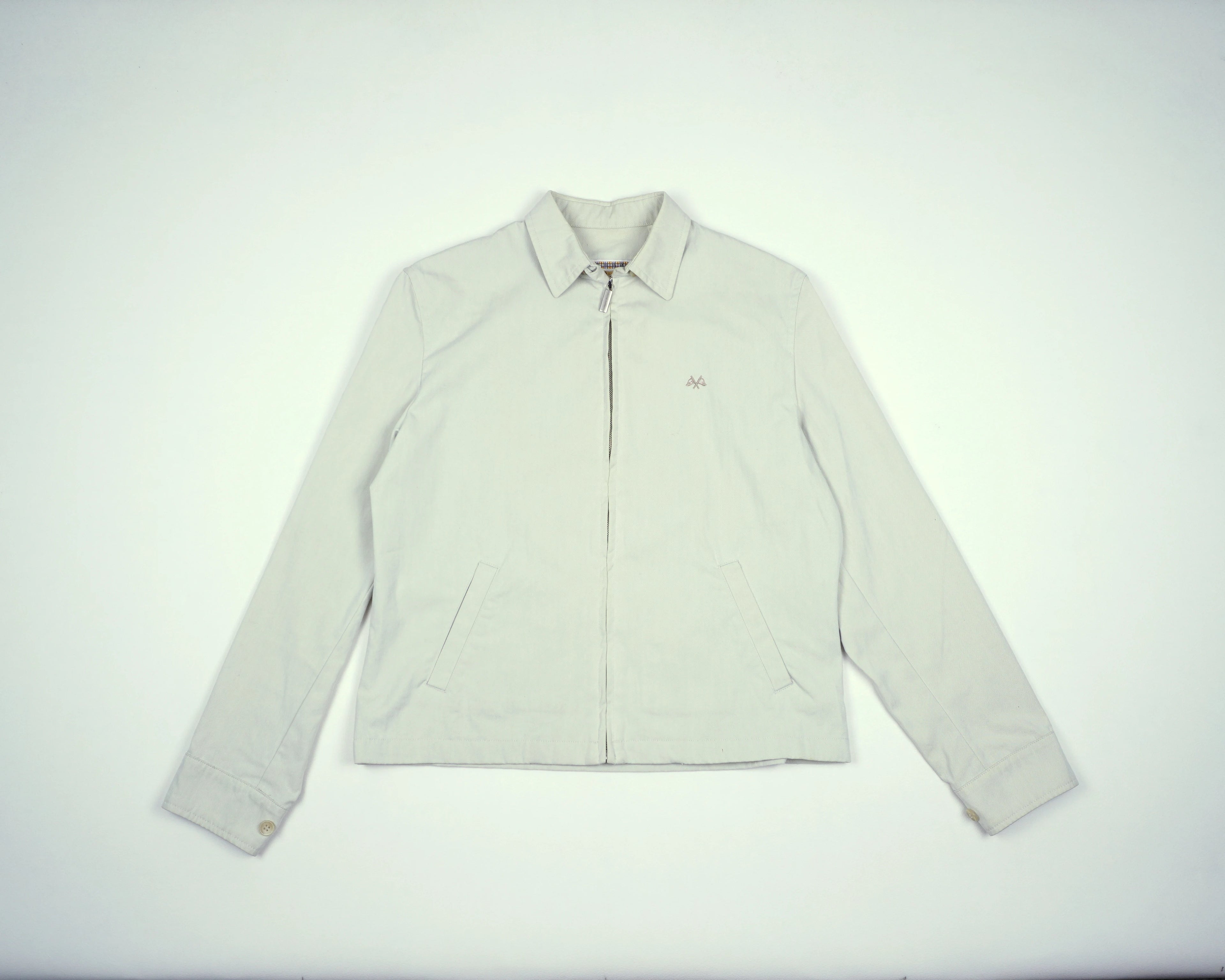 Burberry Beige Harrington Jacket S Cotton
