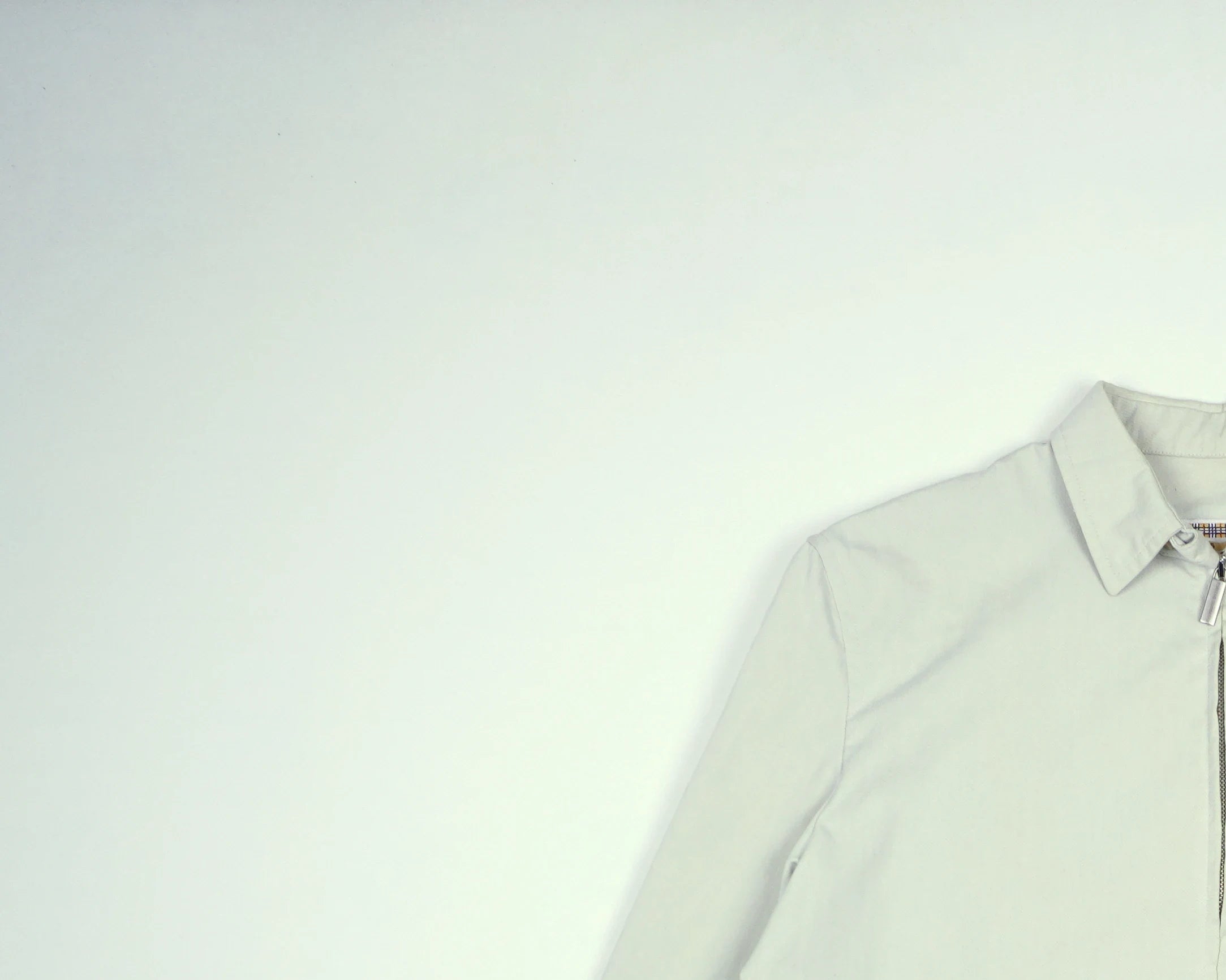 Burberry Beige Harrington Jacket S Cotton