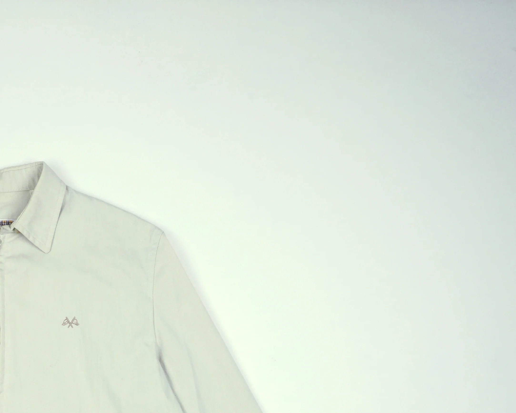 Burberry Beige Harrington Jacket S Cotton