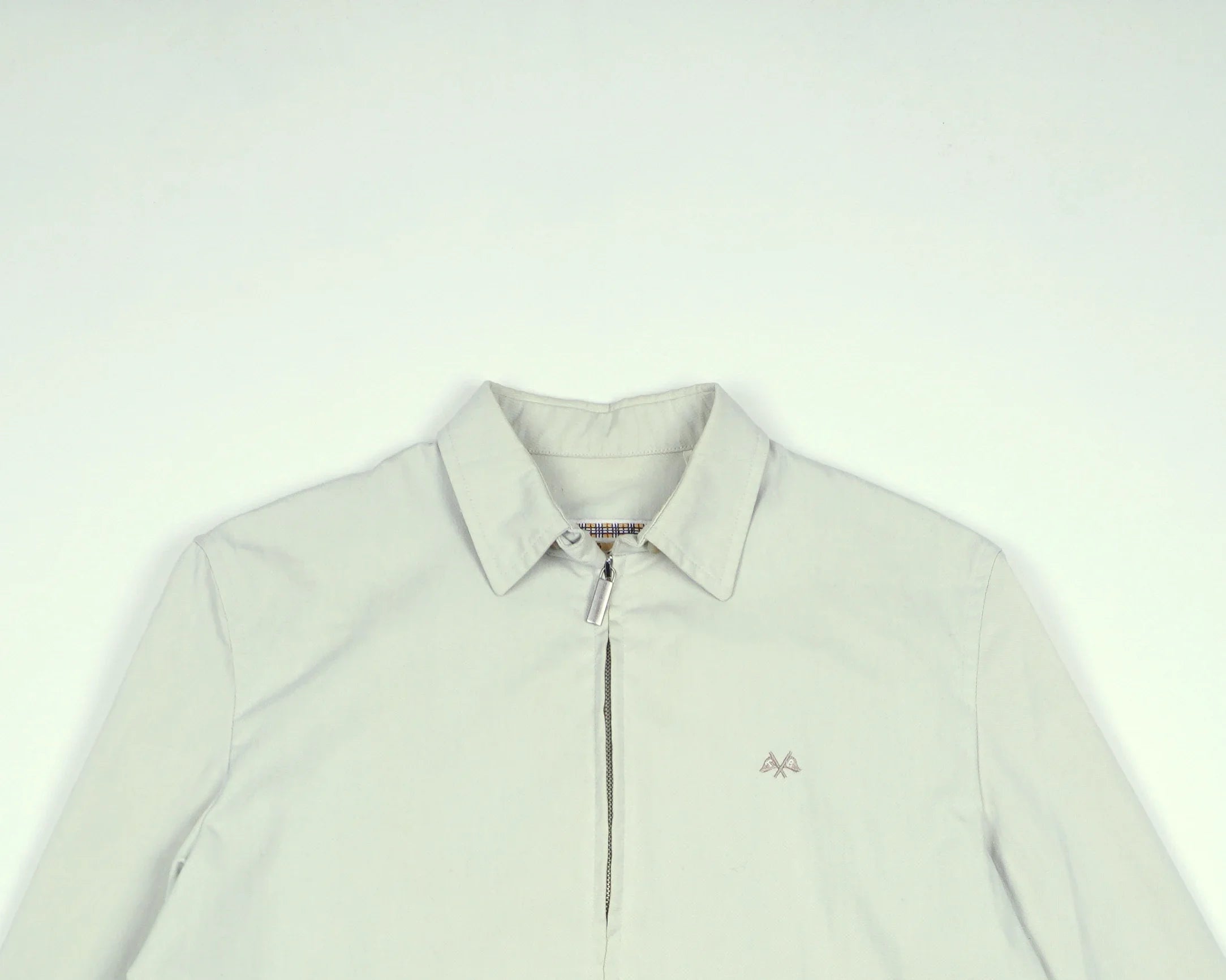 Burberry Beige Harrington Jacket S Cotton