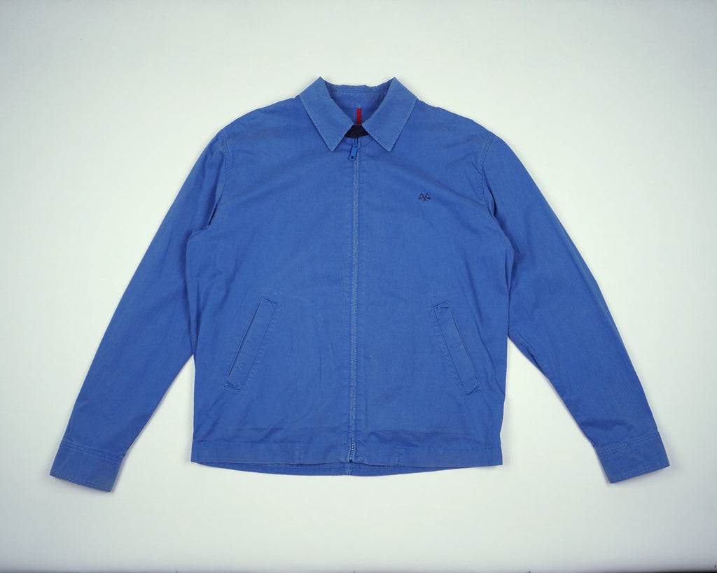 Burberry Blue Harrington Jacket M Cotton