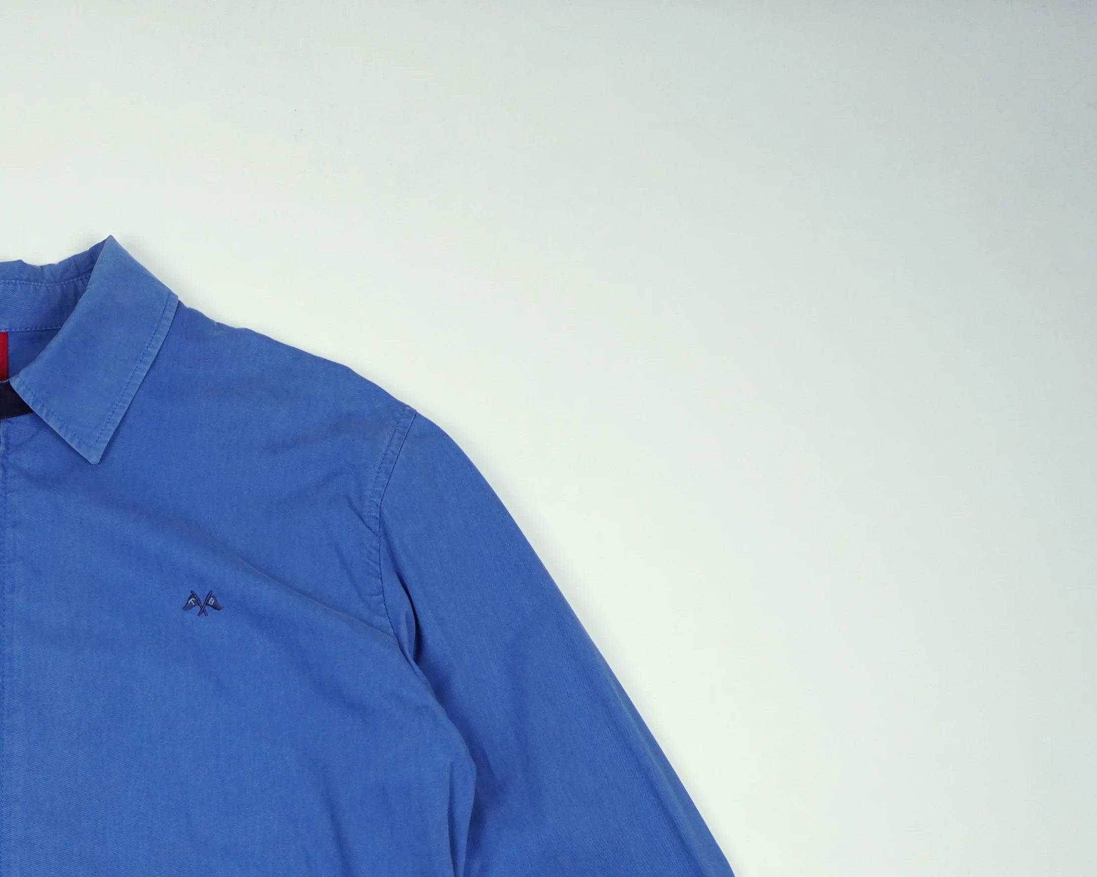 Burberry Blue Harrington Jacket M Cotton