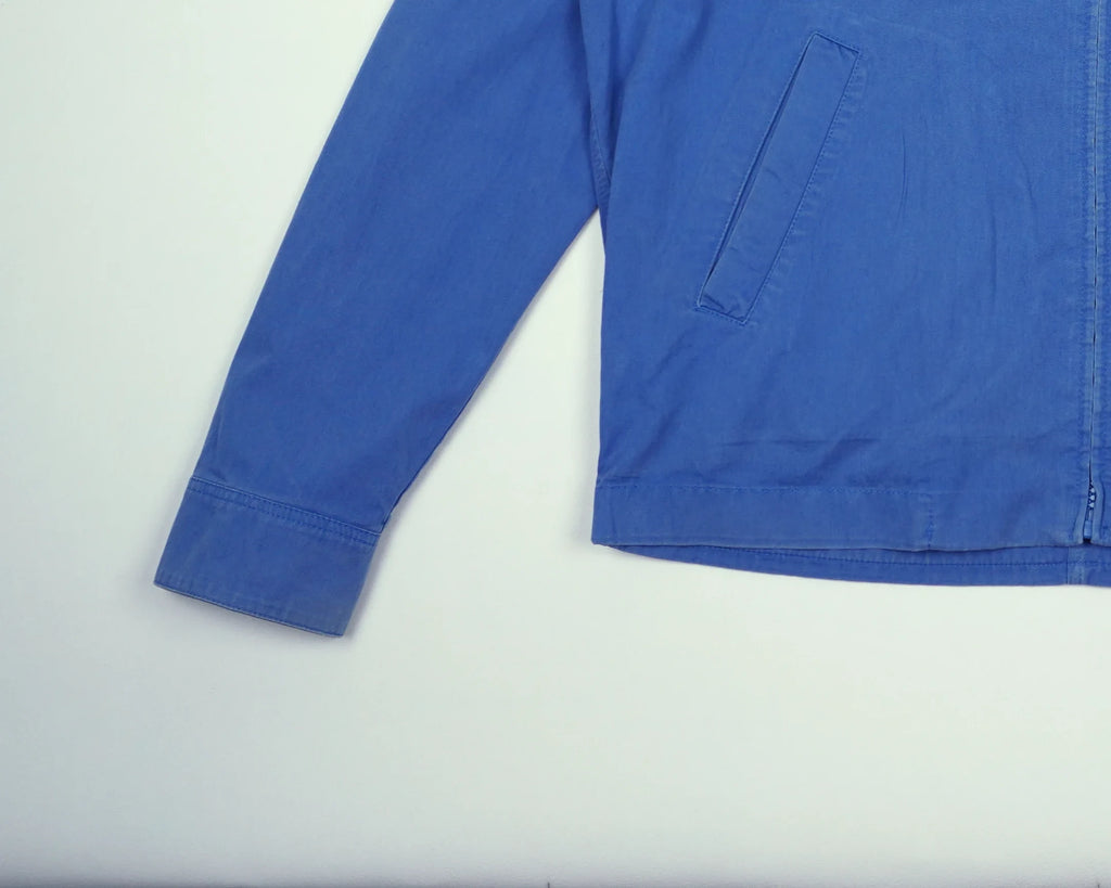 Burberry Blue Harrington Jacket M Cotton