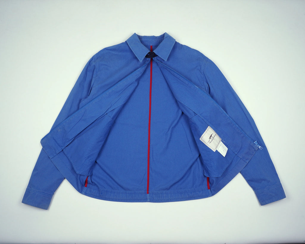 Burberry Blue Harrington Jacket M Cotton