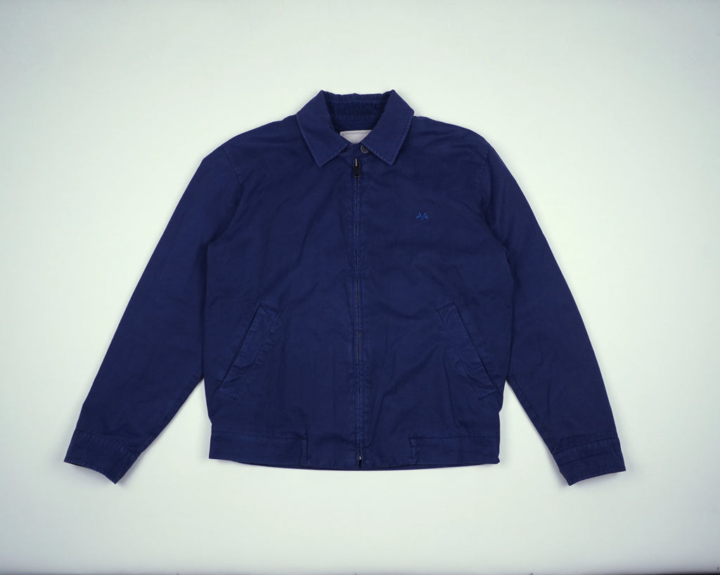 Burberry Blue Harrington Jacket S Cotton