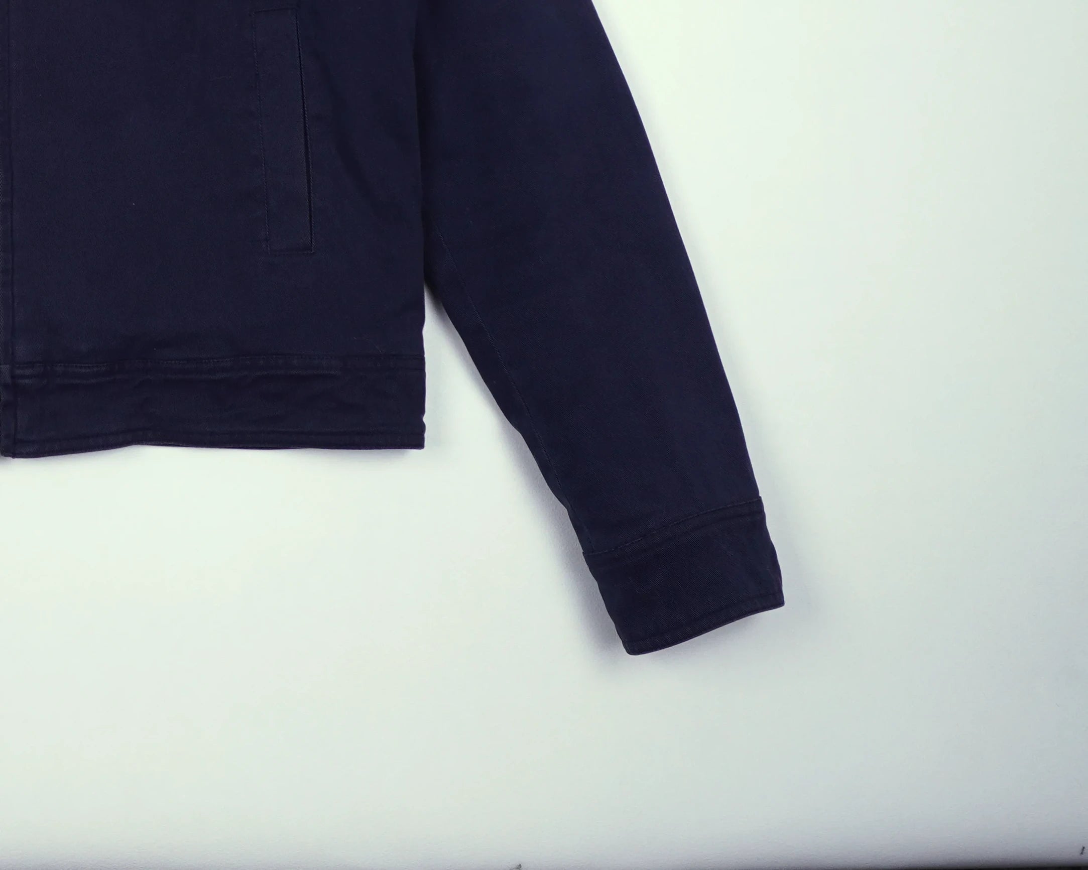 Burberry Navy Harrington Jacket S Cotton