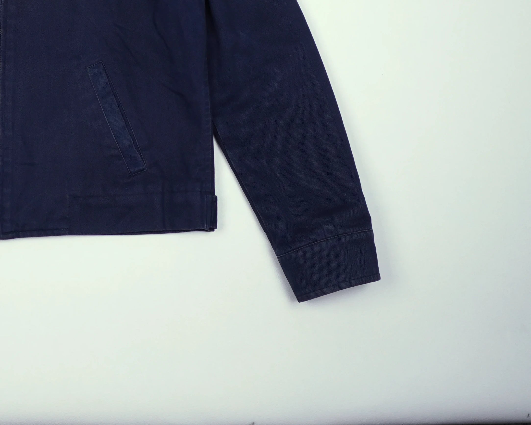 Burberry Navy Harrington Jacket 3XS Cotton