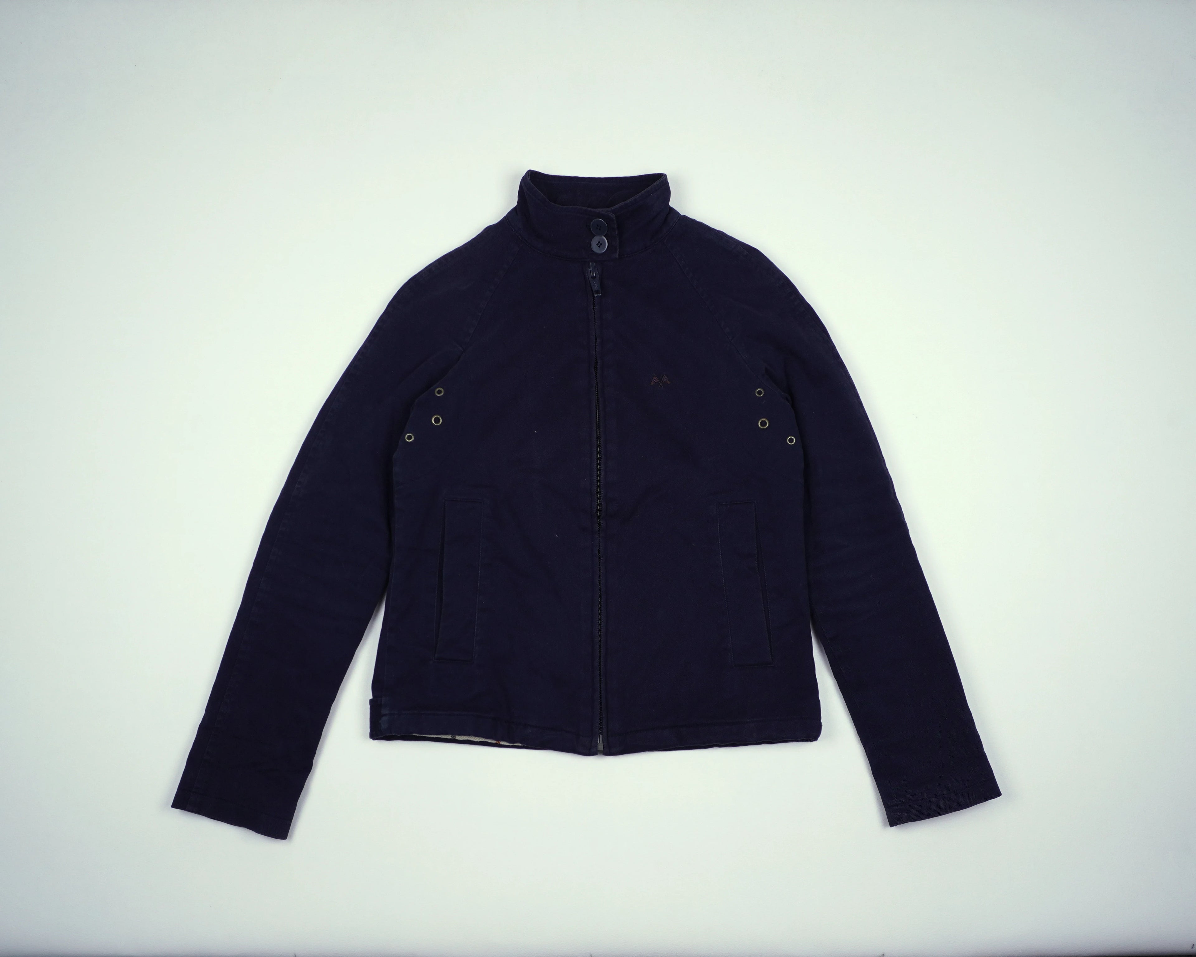 Burberry Navy Jacket S Cotton