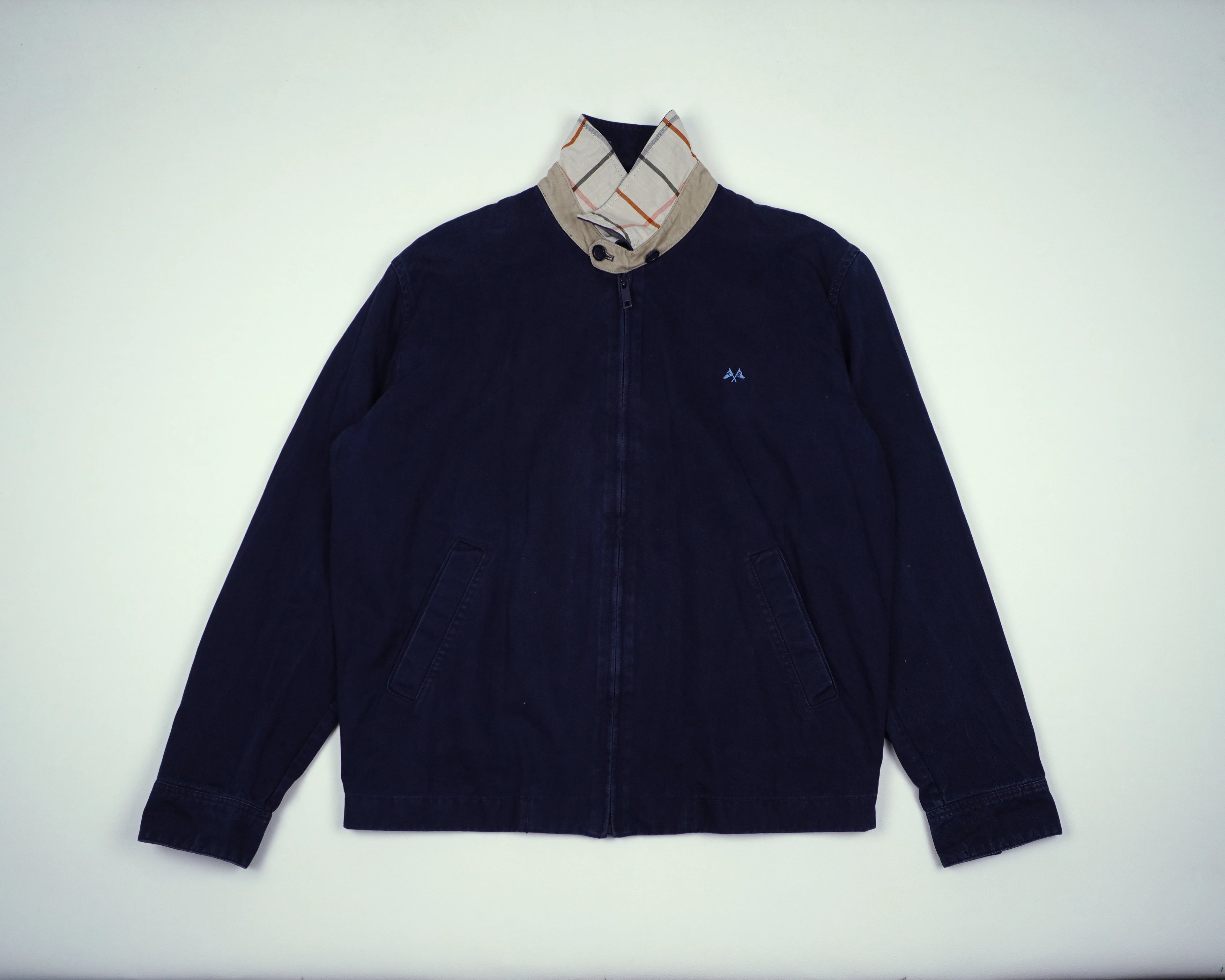 Burberry Navy Jacket XS Cotton