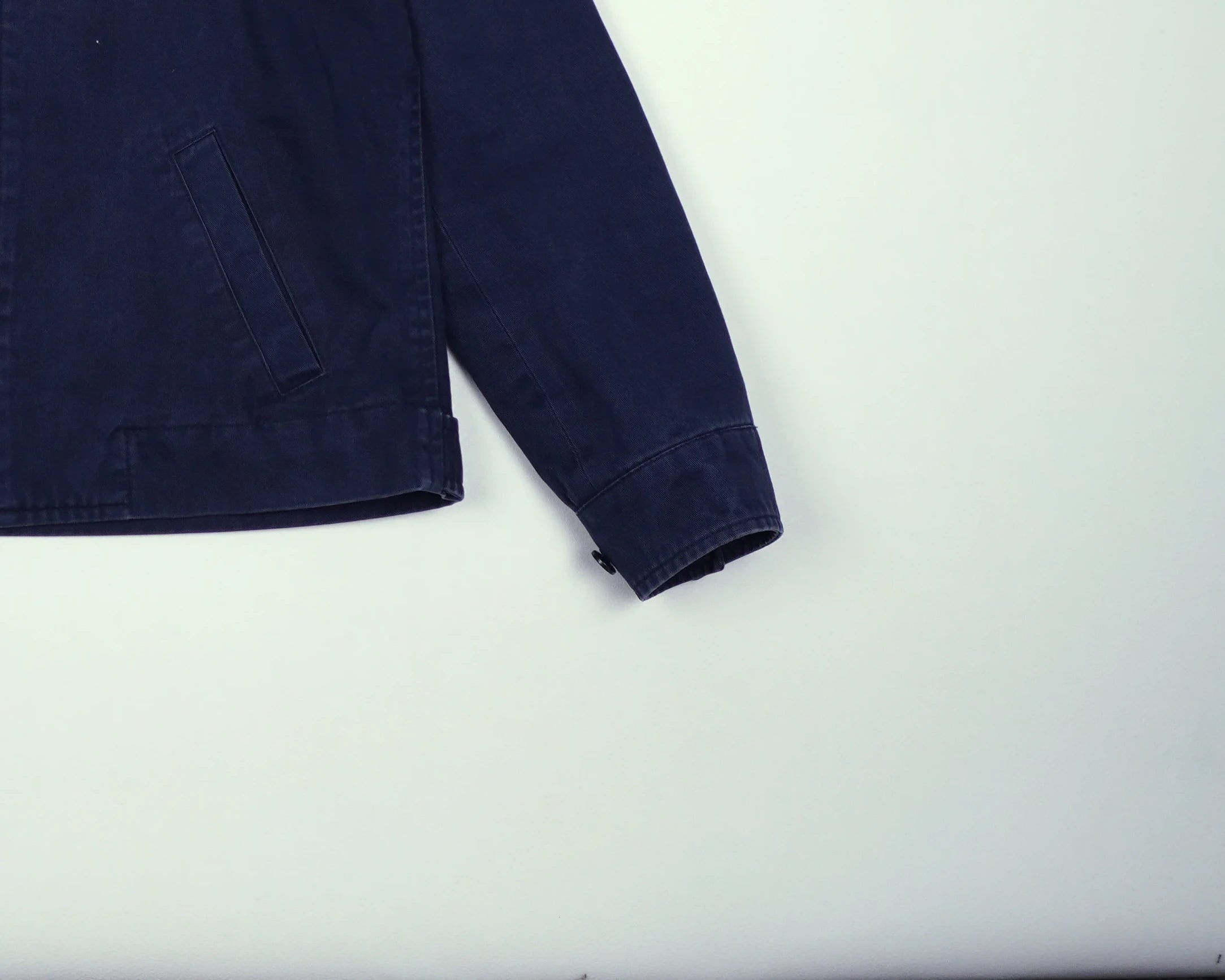 Burberry Navy Harrington Jacket XXS Cotton