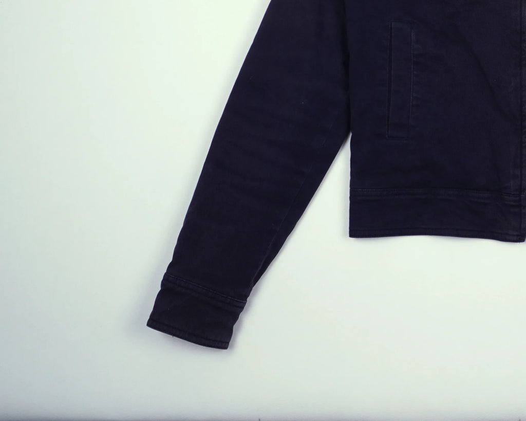 Burberry Navy Harrington Jacket M Cotton