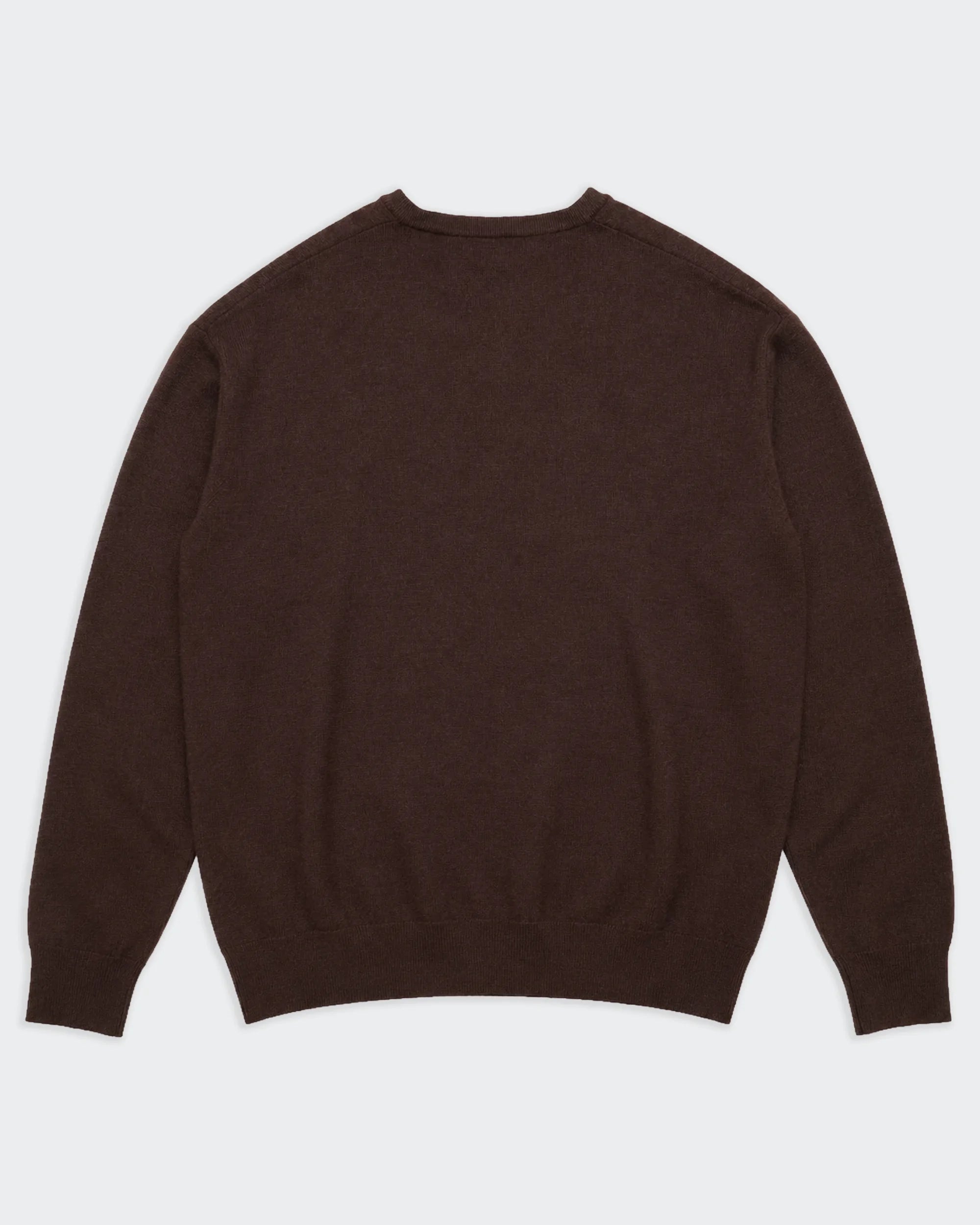 Burberry Brown V-neck Jumper - L