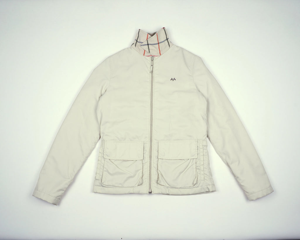 Burberry Beige Harrington Jacket XS Cotton