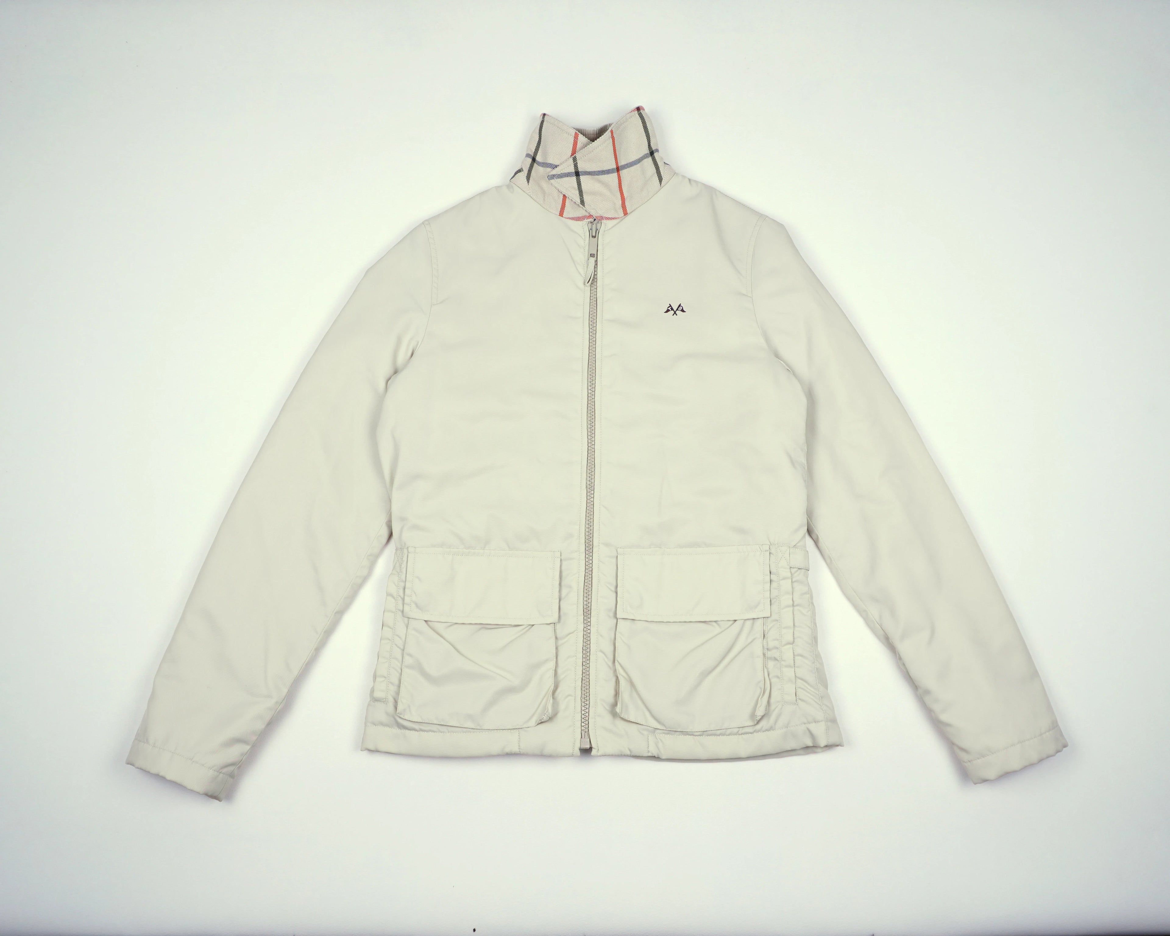 Burberry Beige Harrington Jacket XS Cotton