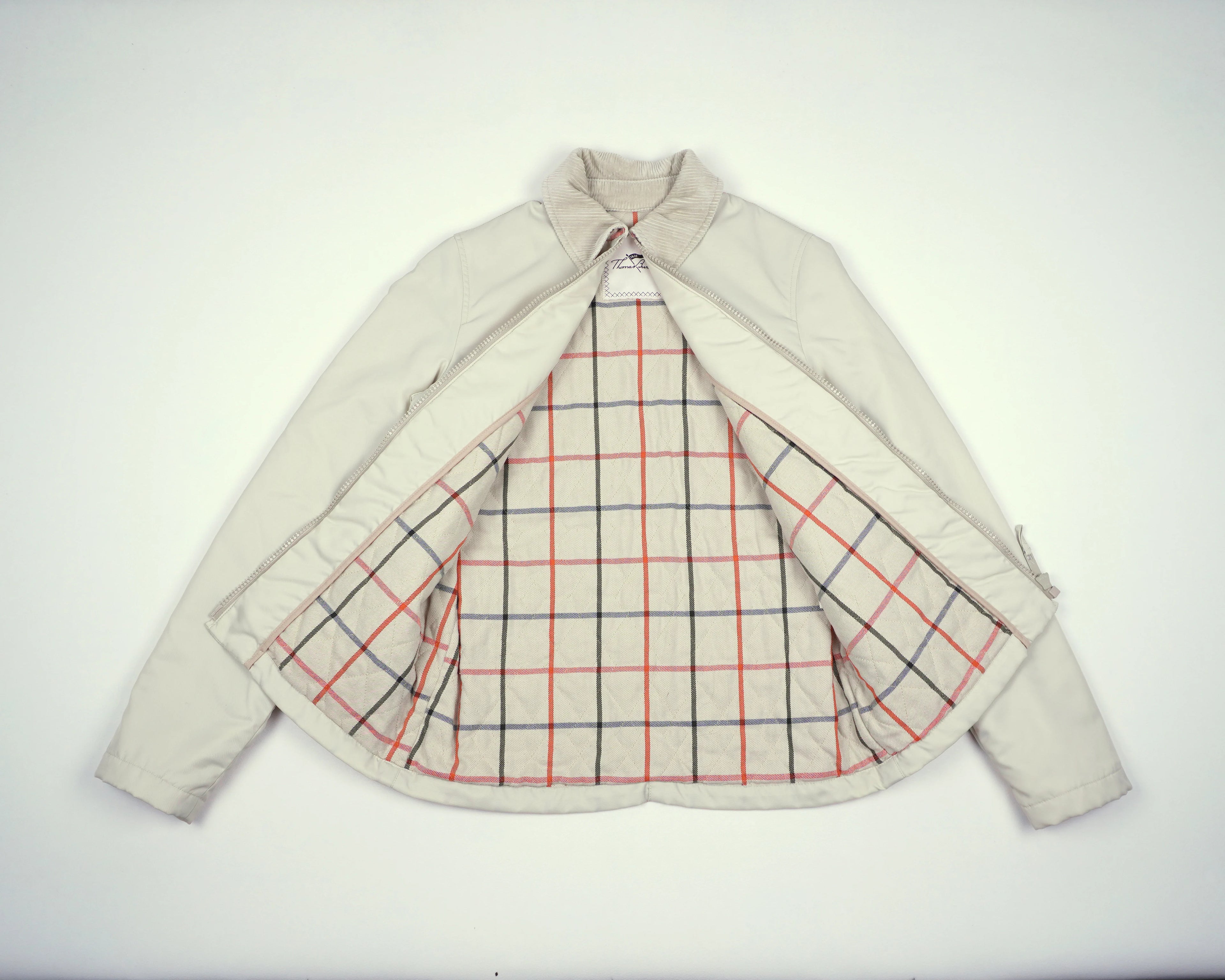 Burberry Beige Harrington Jacket XS Cotton
