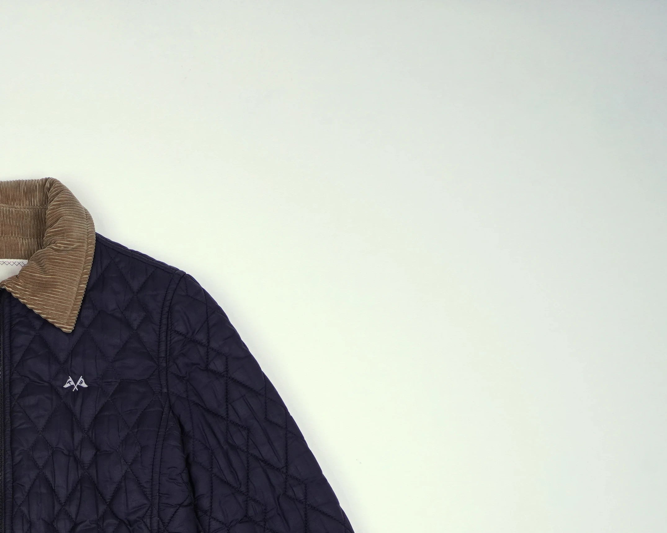 Burberry Navy Quilted Jacket XXS Polyester