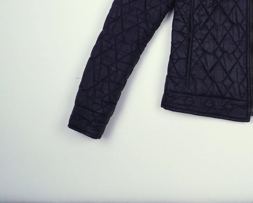Burberry Navy Quilted Jacket XXS Polyester