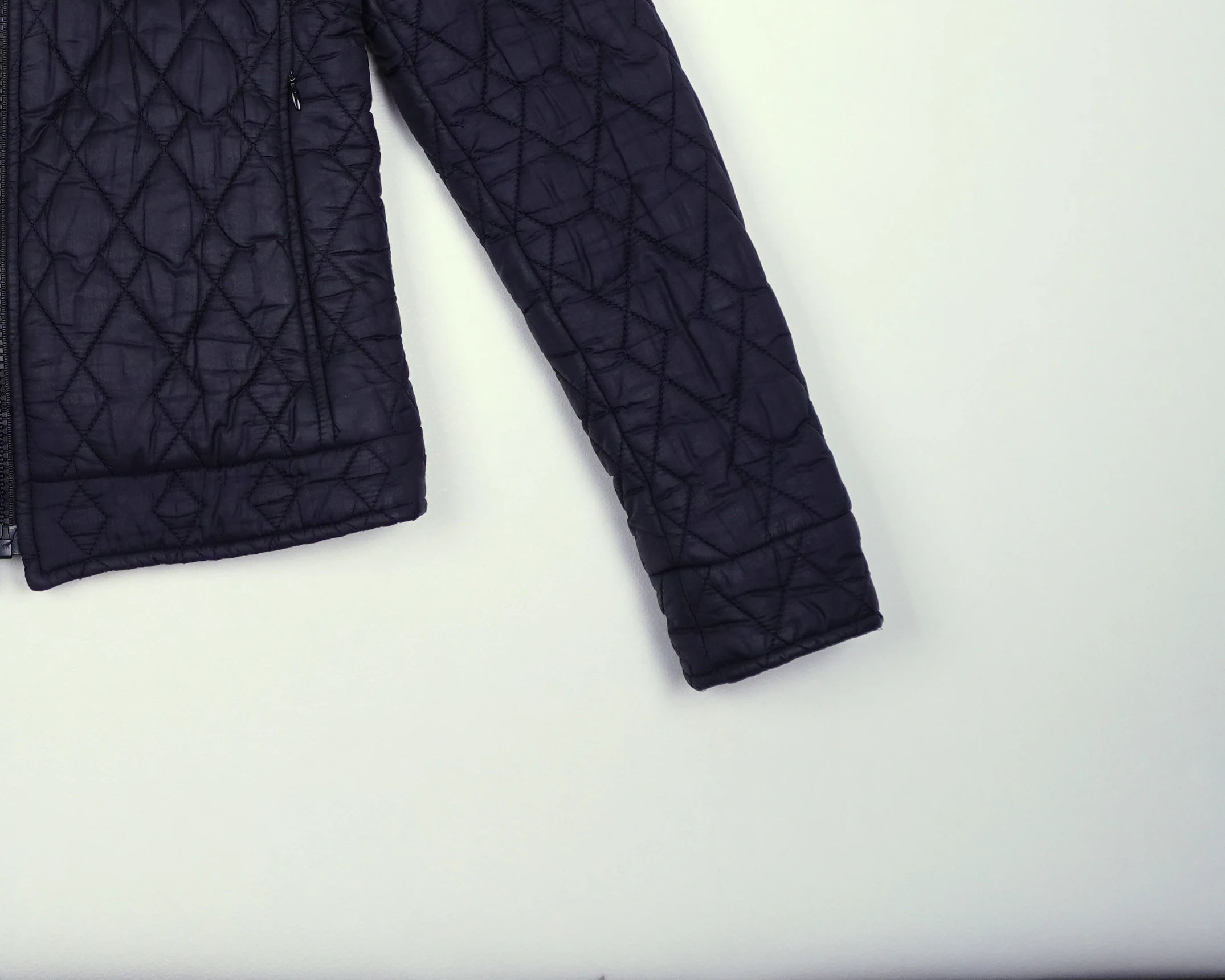 Burberry Navy Quilted Jacket XXS Polyester