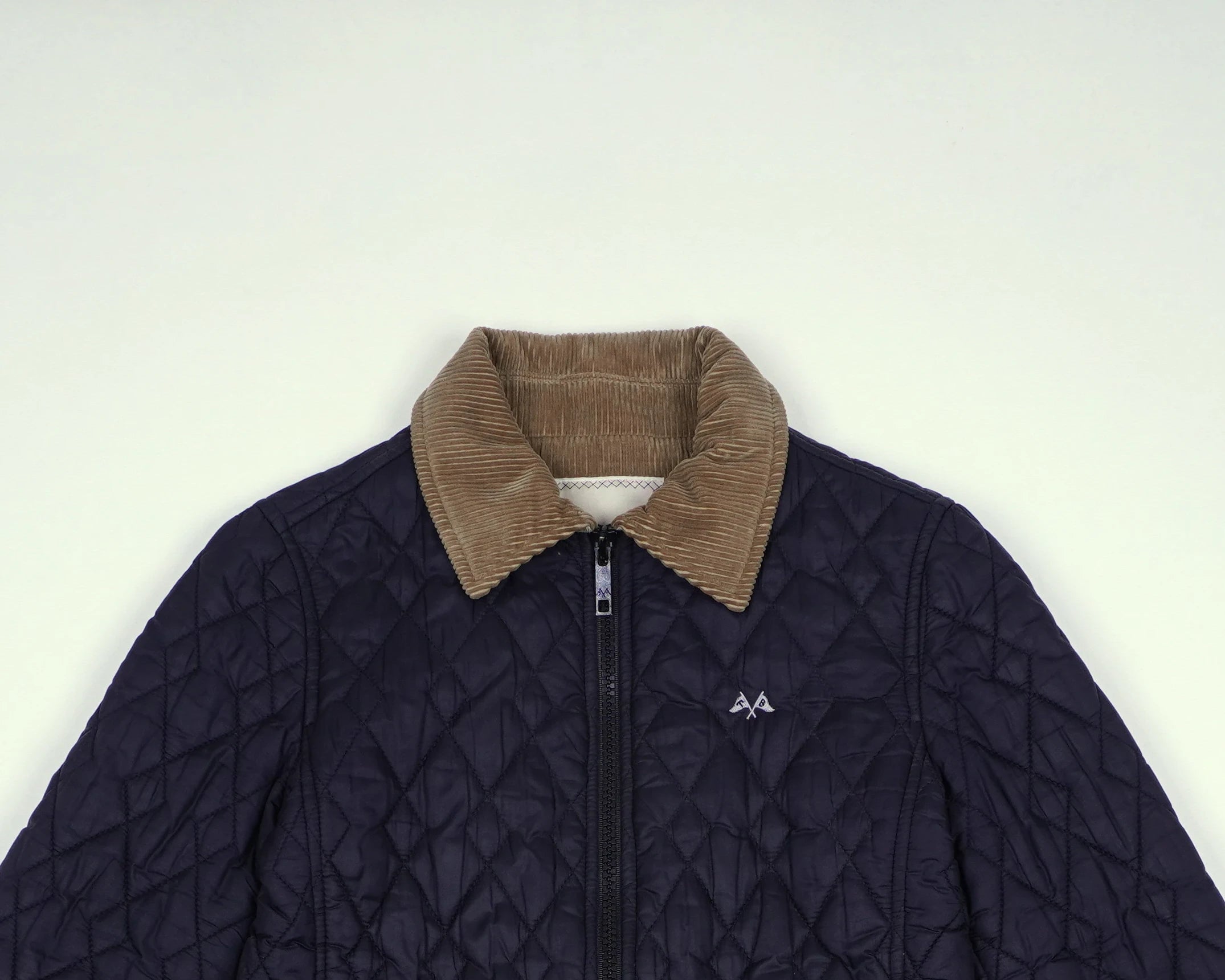 Burberry Navy Quilted Jacket XXS Polyester