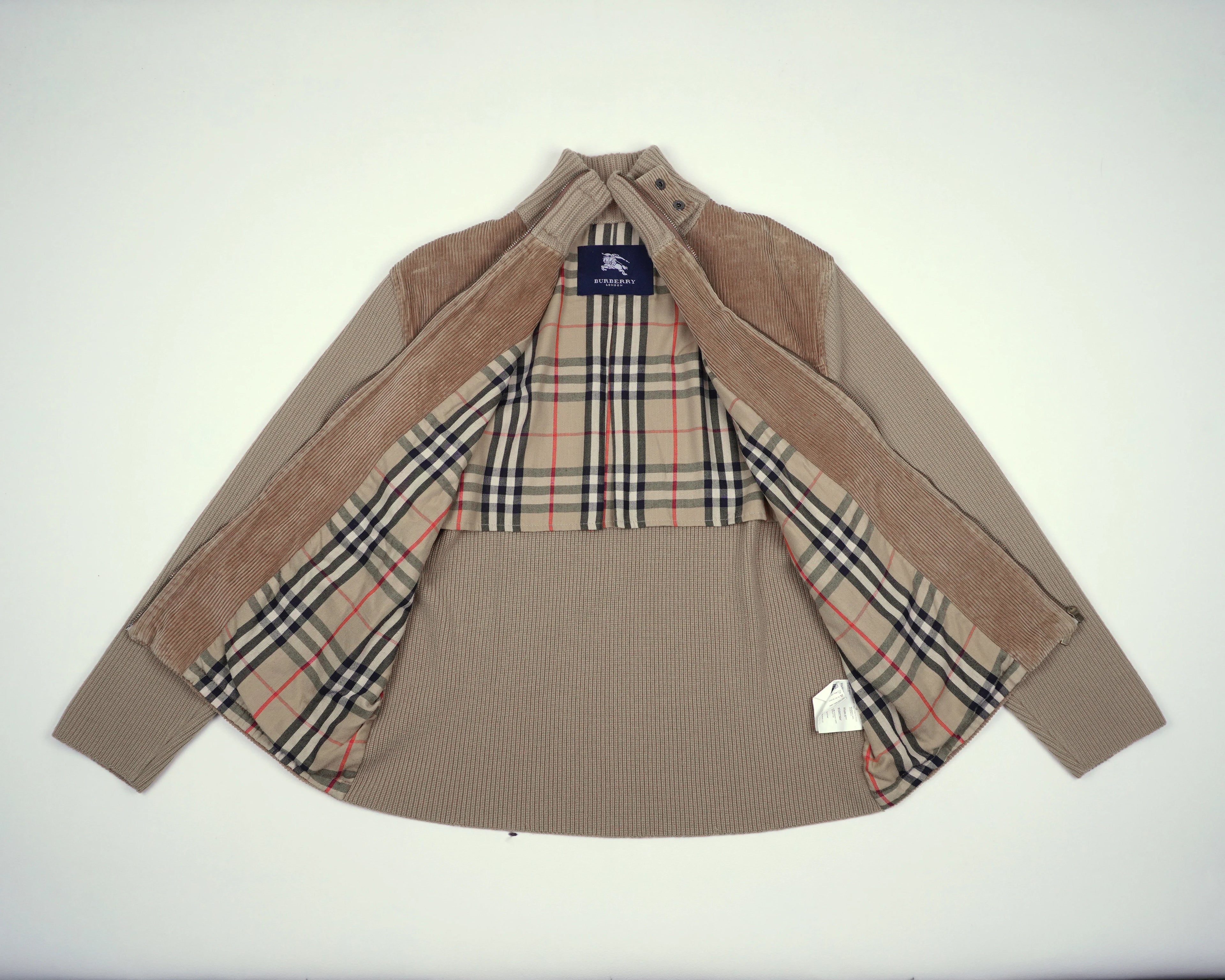 Burberry Beige Vest S Corduroy
