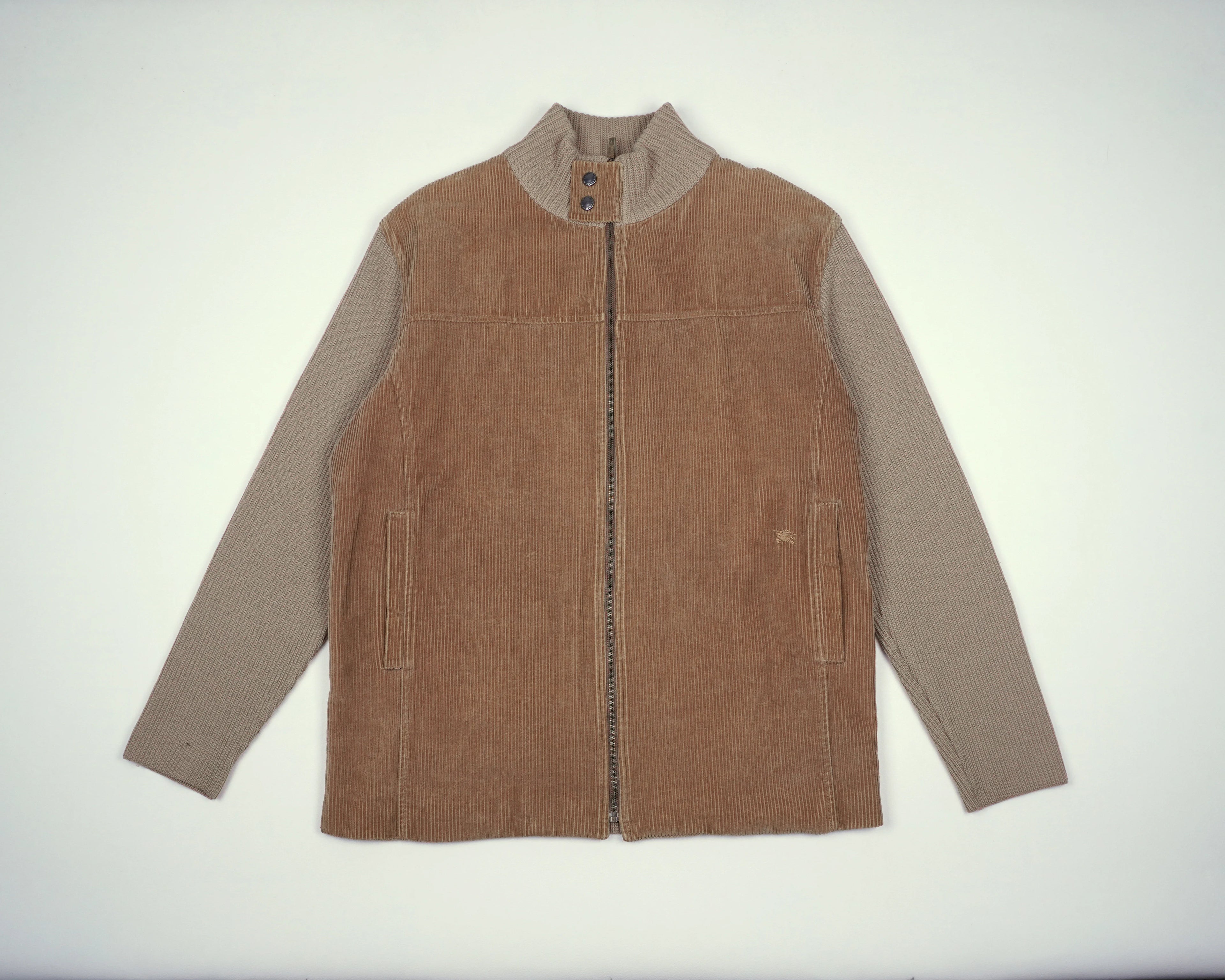 Burberry Beige Vest XL Corduroy