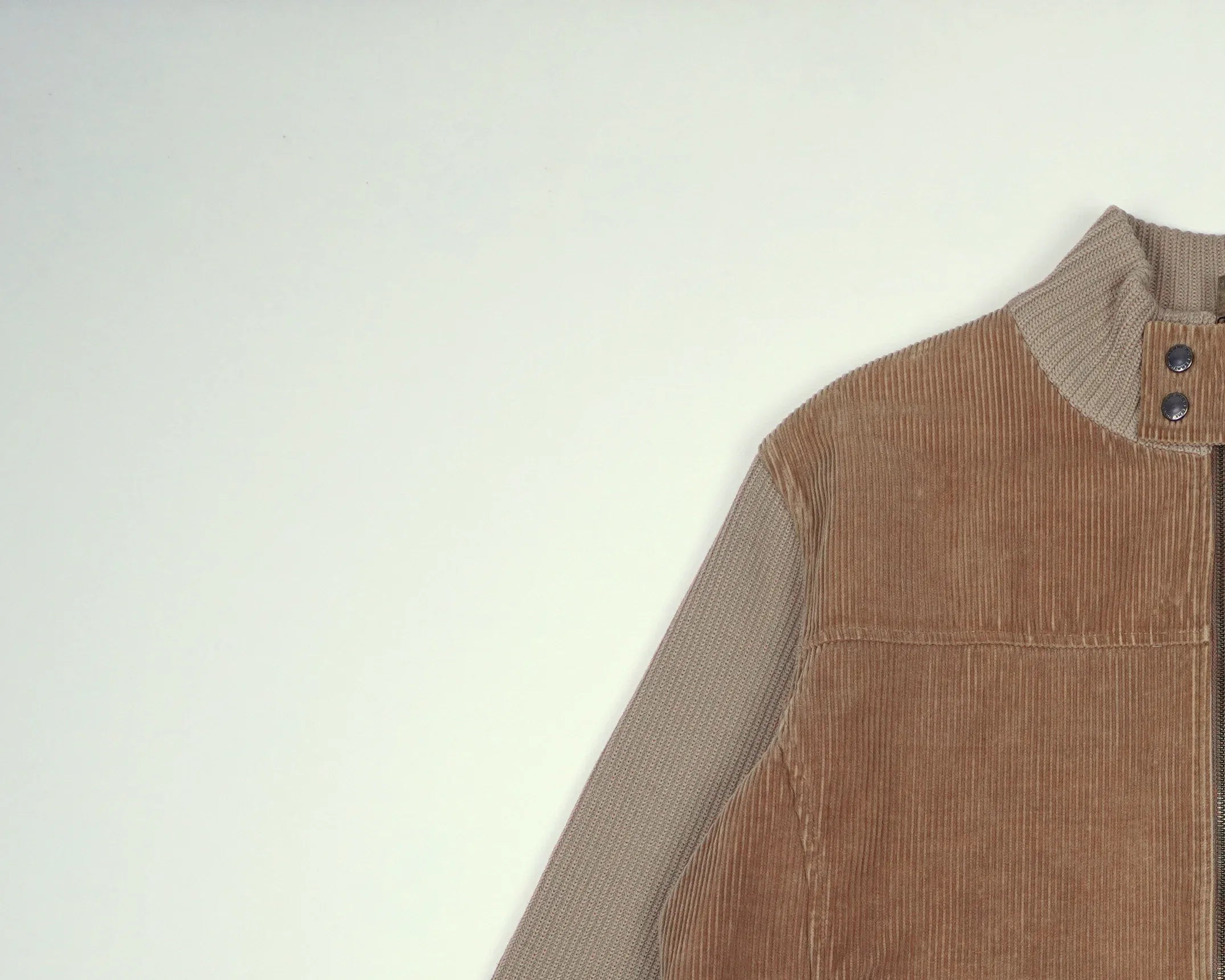 Burberry Beige Vest XL Corduroy