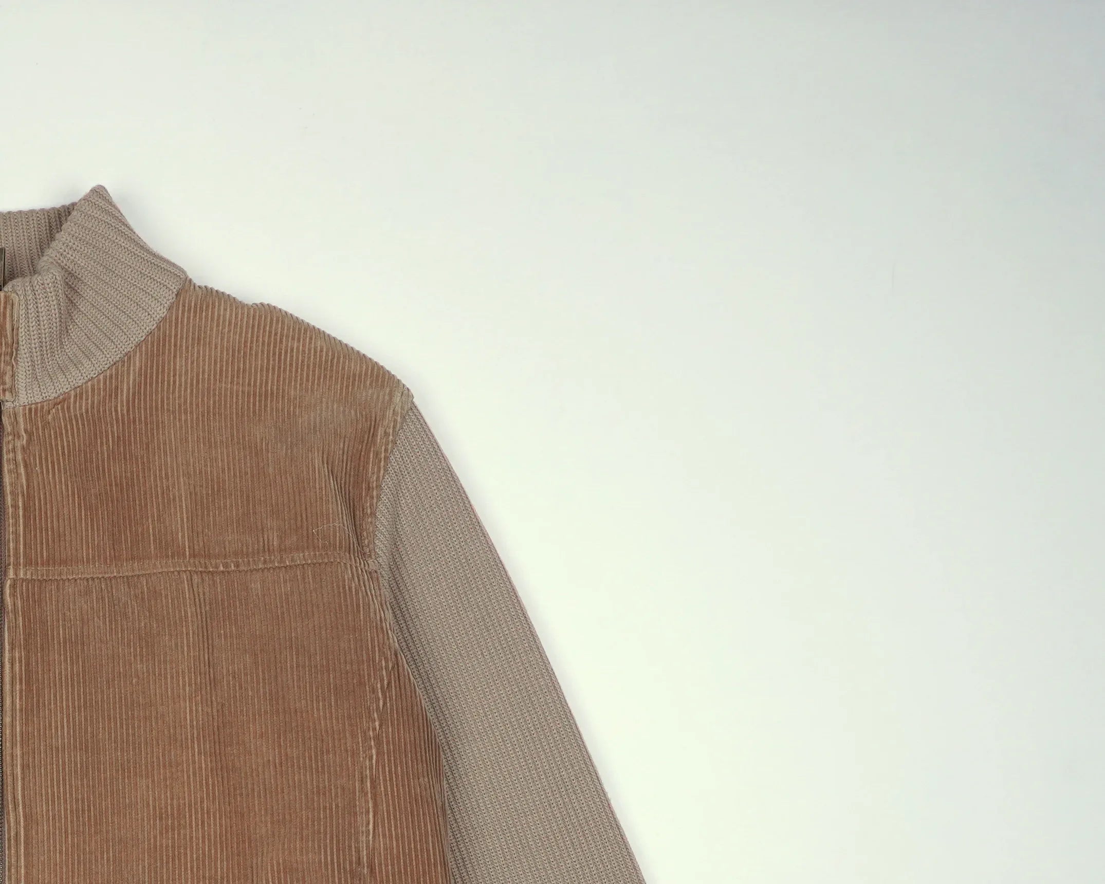 Burberry Beige Vest XL Corduroy
