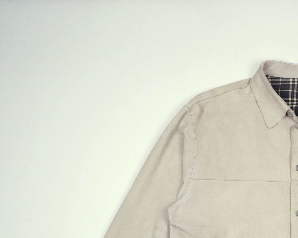 Burberry Beige Jacket XL Faux leather