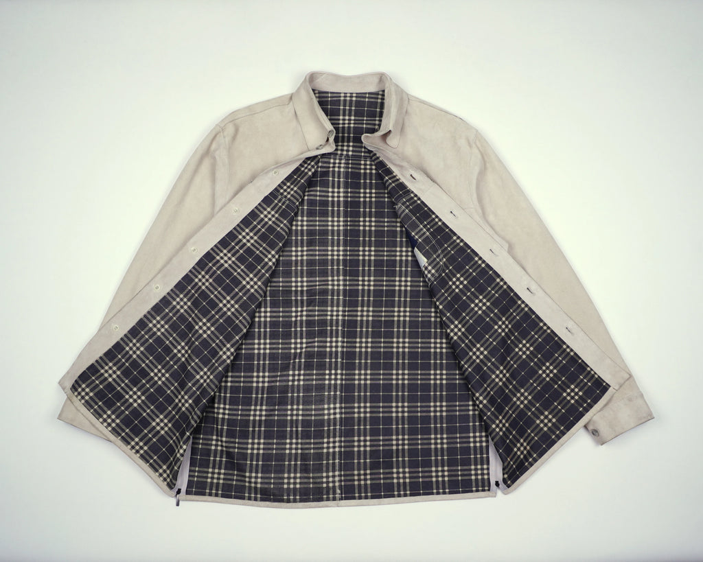 Burberry Beige Jacket XL Faux leather