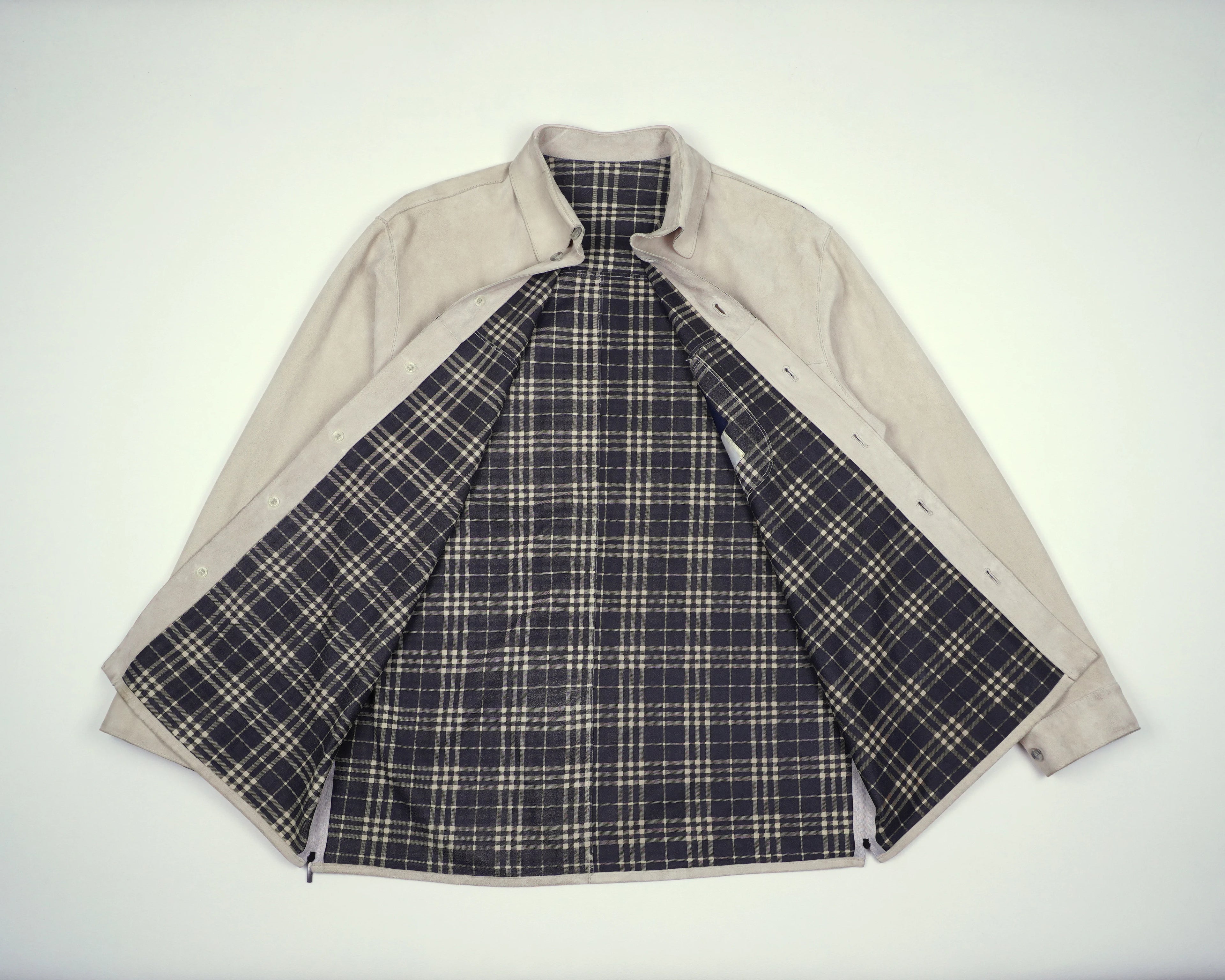 Burberry Beige Jacket XL Faux leather