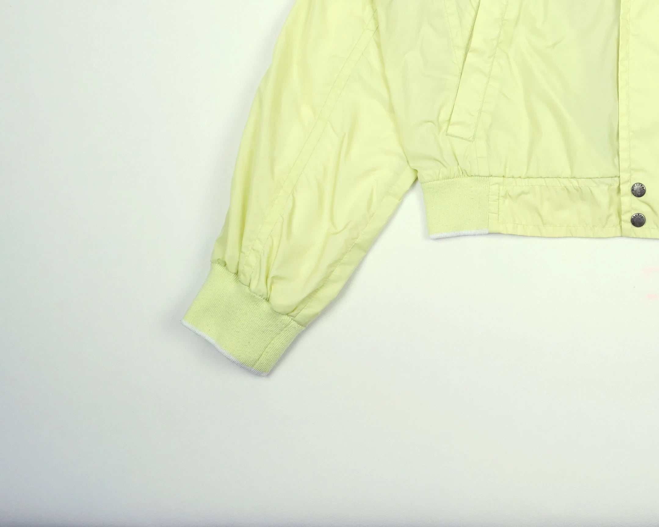 Burberry Yellow Bomber Jacket L Nylon