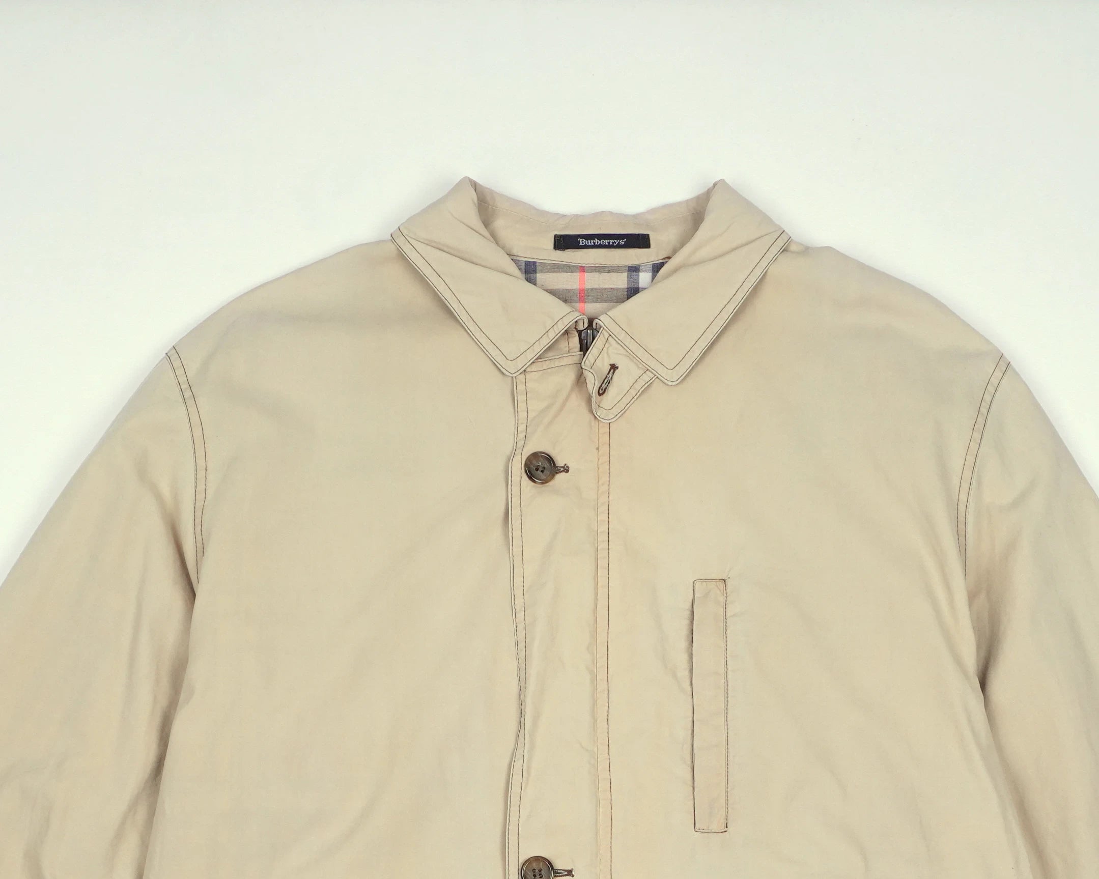 Burberry Beige Field Jacket L Cotton
