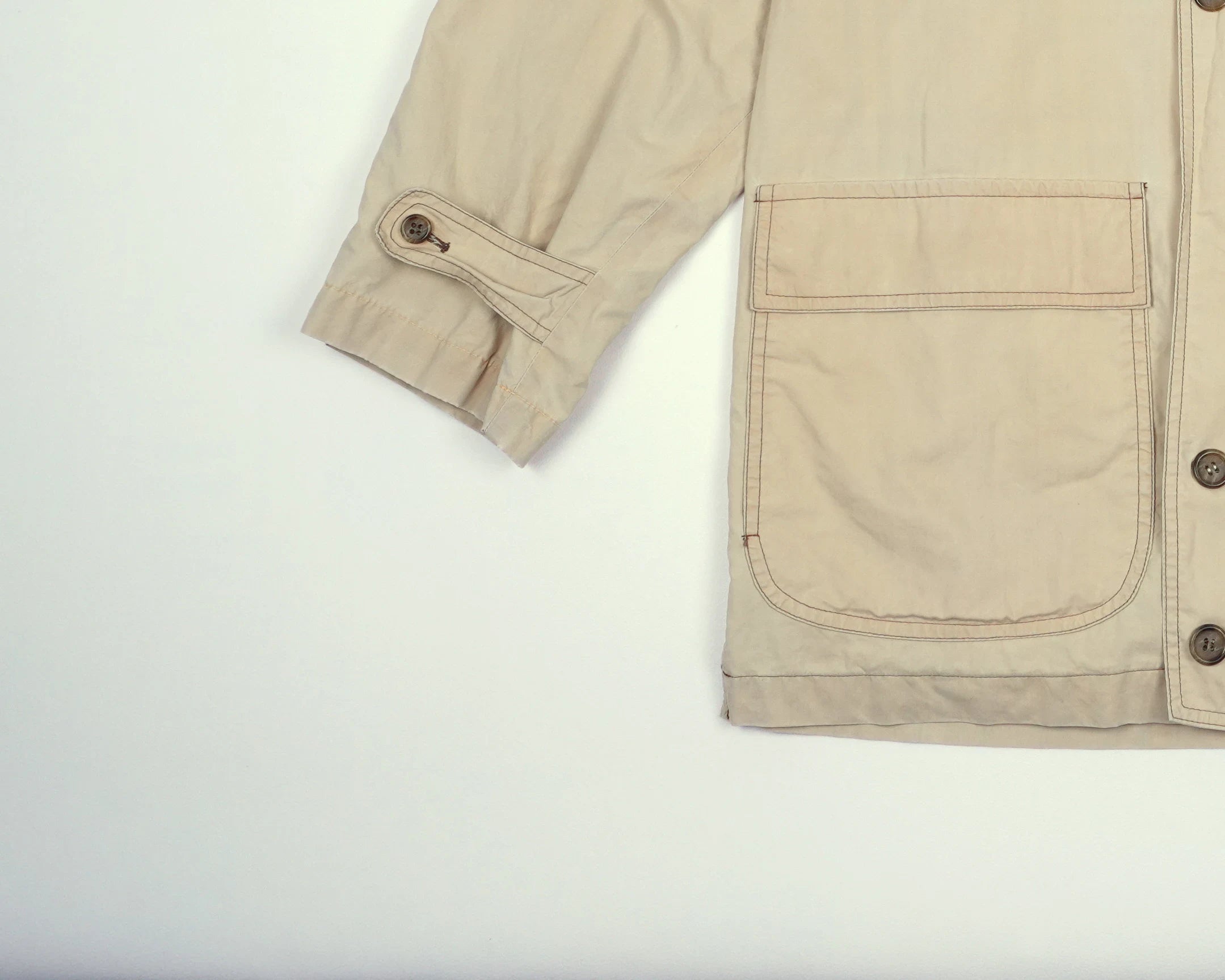 Burberry Beige Field Jacket L Cotton