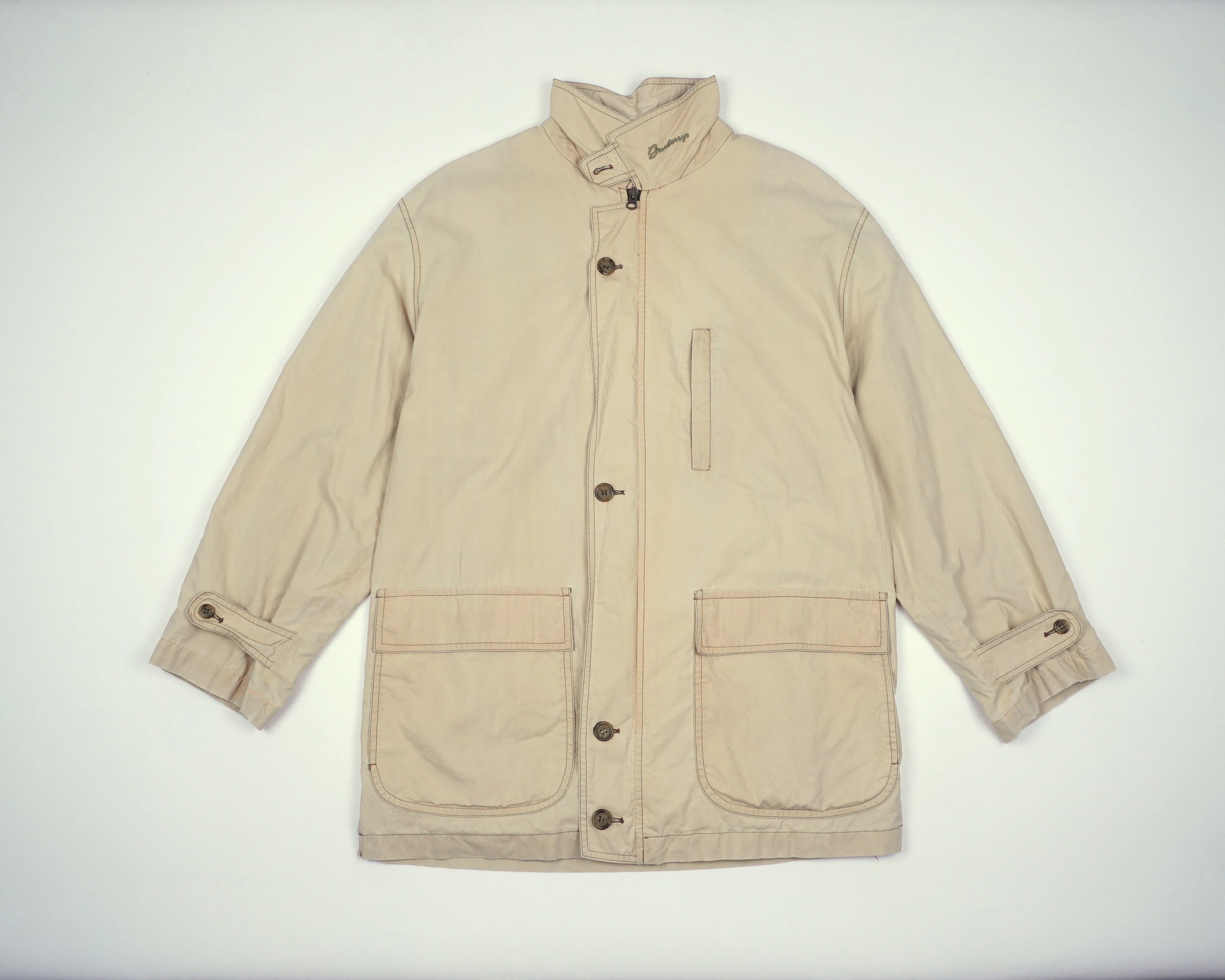 Burberry Beige Field Jacket L Cotton