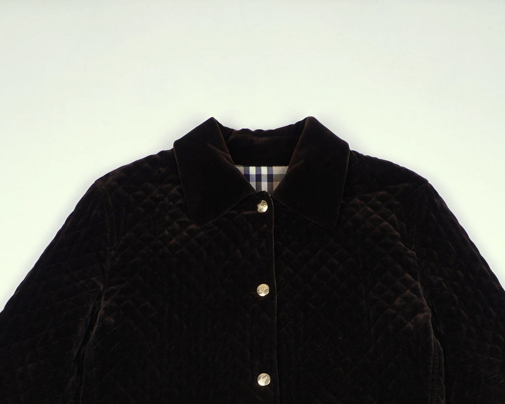 Burberry Brown Jacket XXS Velvet