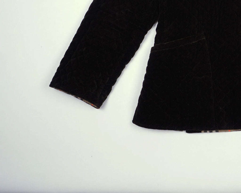 Burberry Brown Jacket XXS Velvet
